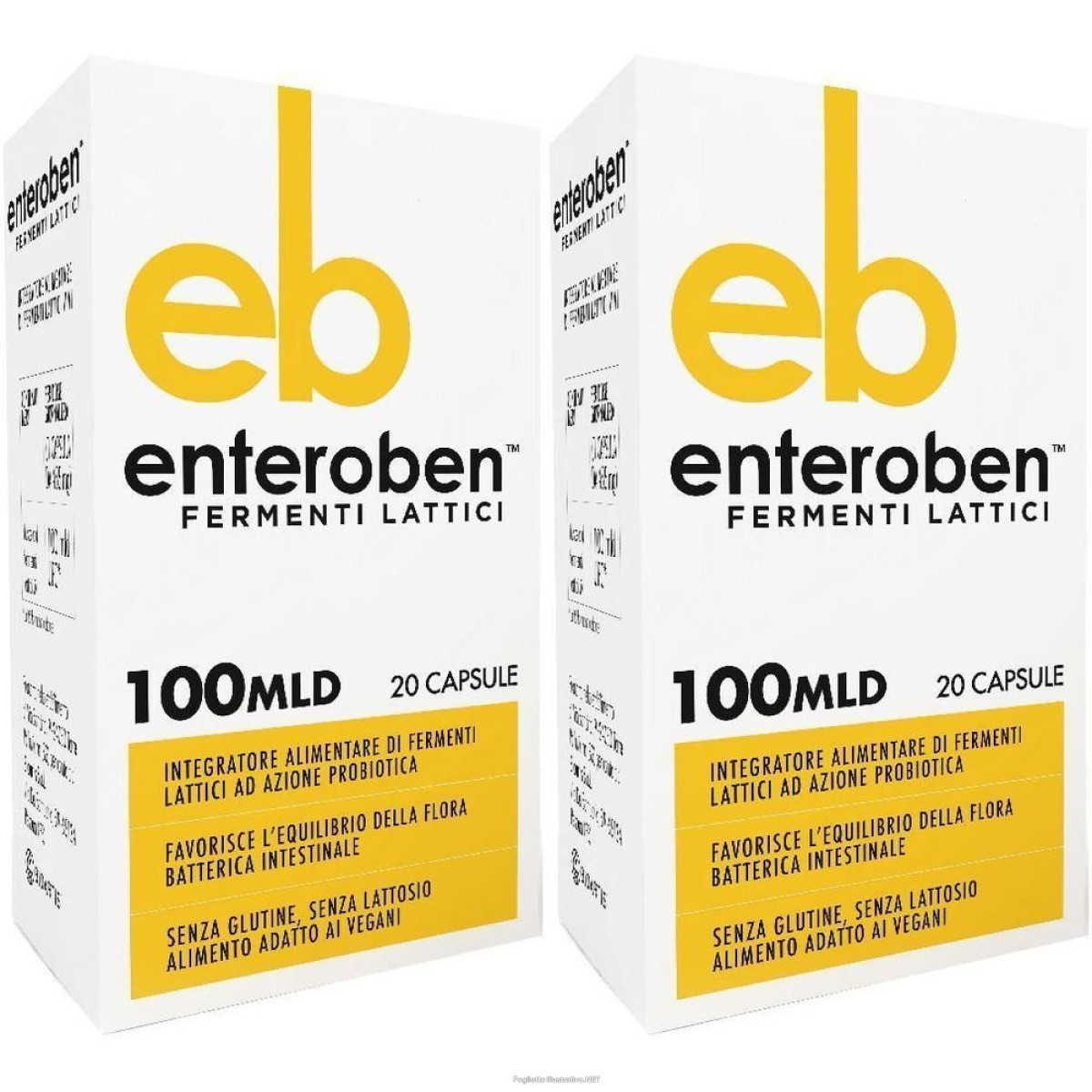 Acquista Online enteroben 100mld 20 capsule vegetali 2x20 pz e Cerca l'offerta più bassa