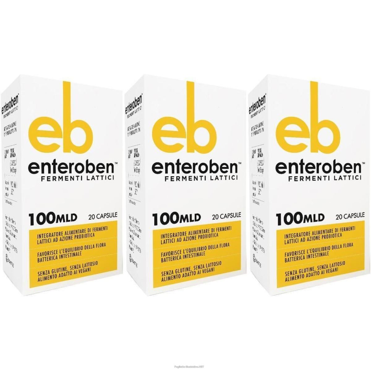 Acquista Online enteroben 100mld 20 capsule vegetali 3x20 pz e Cerca l'offerta più bassa