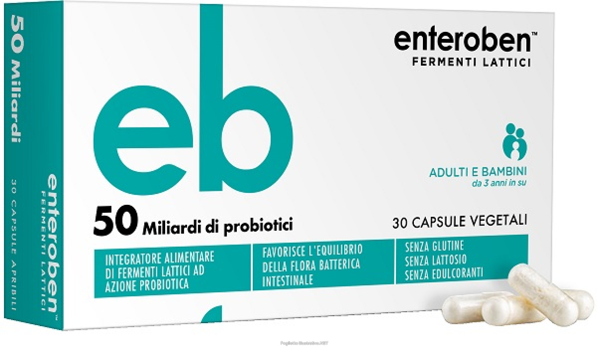 Acquista Online enteroben 50mld 30 capsule vegetali e Cerca l'offerta più bassa