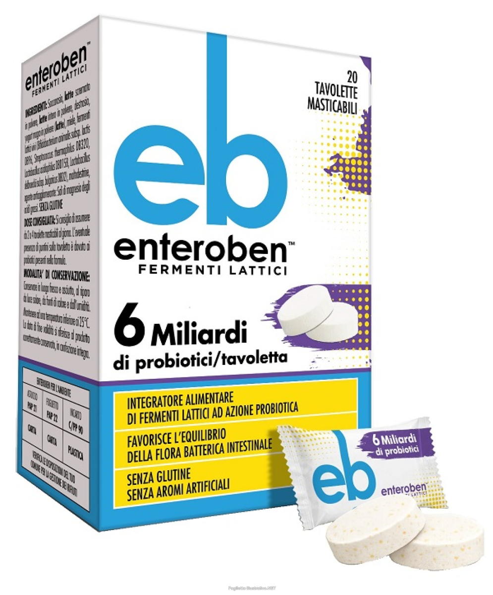 Acquista Online enteroben 6 miliardi 20 tavolette masticabili e Cerca l'offerta più bassa