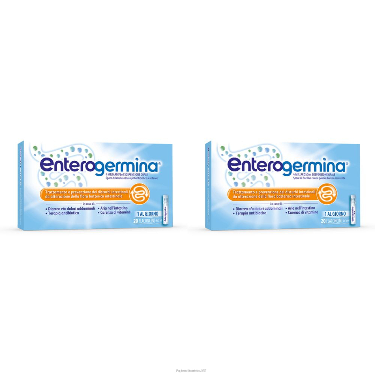 Acquista Online enterogermina 4mld/5ml 20 flaconcini set da 2 2x20x5 ml bev e Cerca l'offerta più bassa