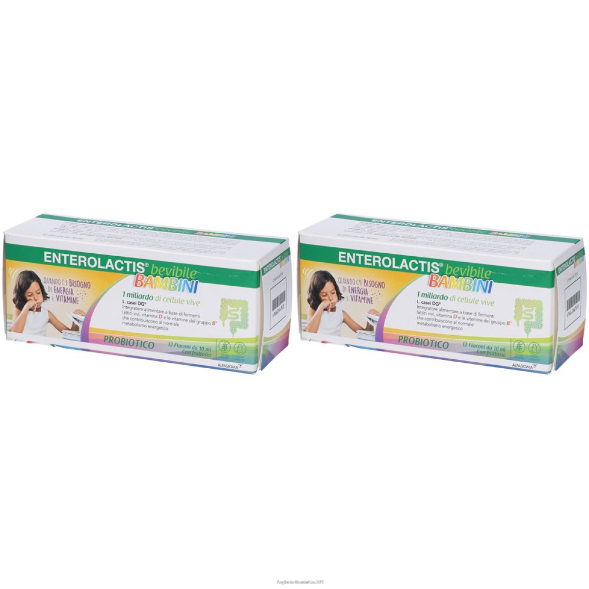 Acquista Online enterolactis bevibile bambini set da 2 2x12x10 ml soluzione orale e Cerca l'offerta più bassa