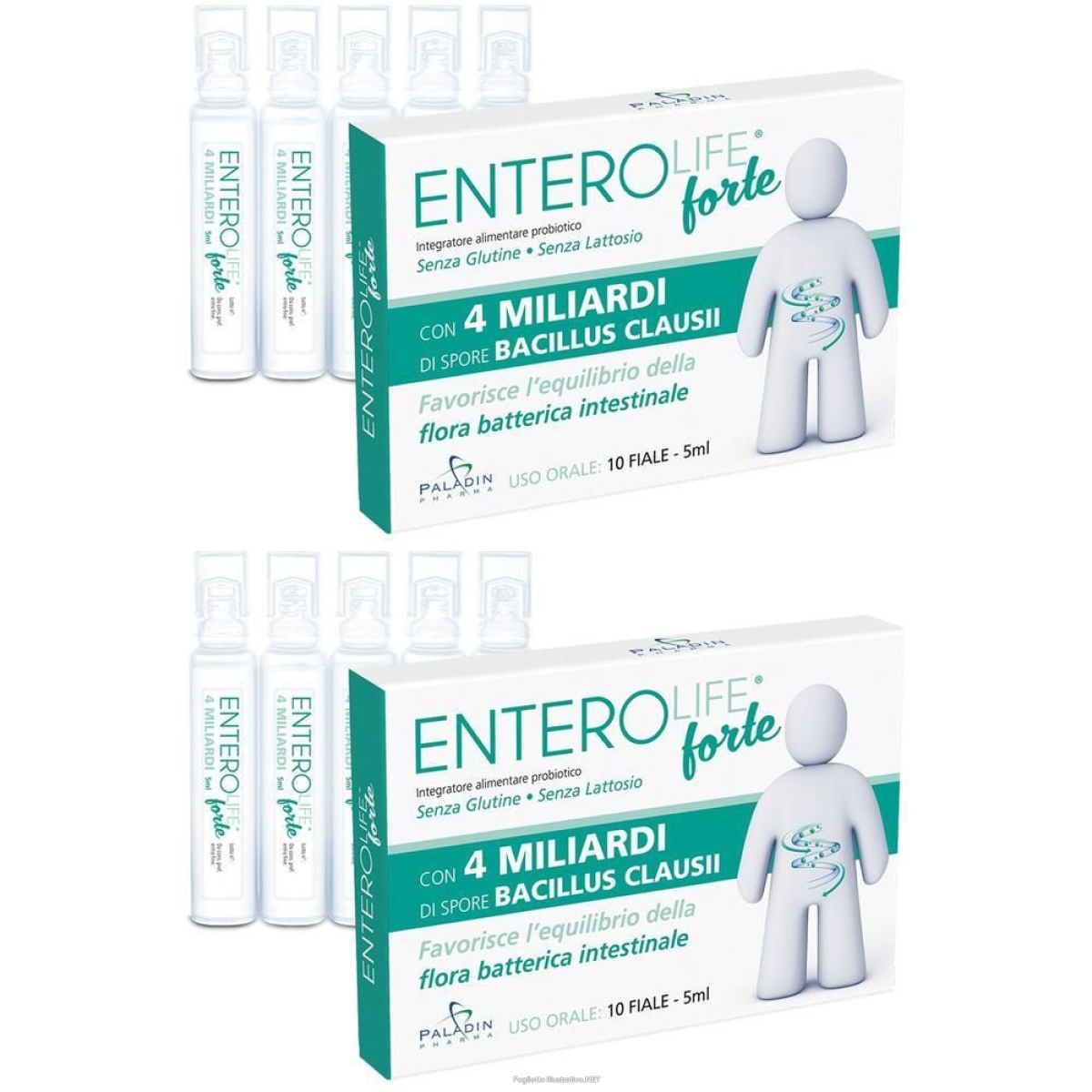 Acquista Online enterolife forte 4 miliardi 10 fiale da 5 ml 2x10 pz flaconcini bevibi e Cerca l'offerta più bassa