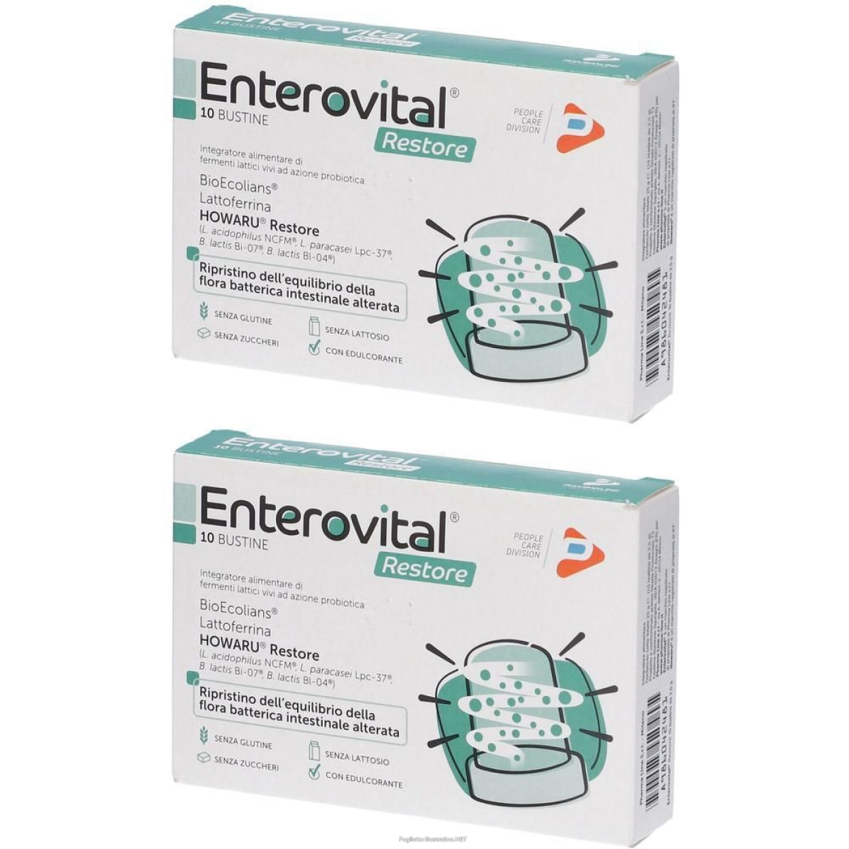 Acquista Online enterovital restore 10 bustine 2x25 g polvere per soluzione orale e Cerca l'offerta più bassa