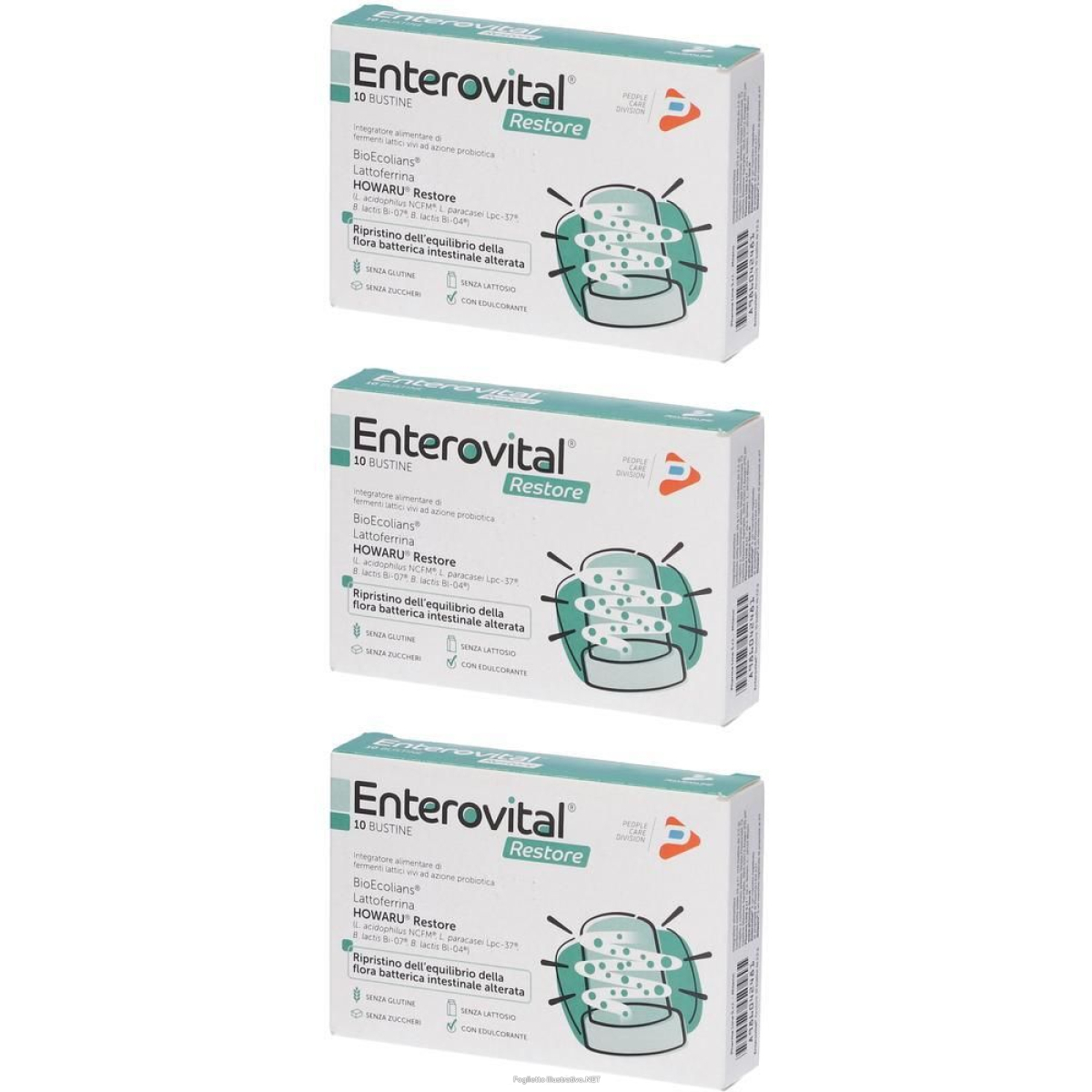 Acquista Online enterovital restore 10 bustine 3x25 g polvere per soluzione orale e Cerca l'offerta più bassa