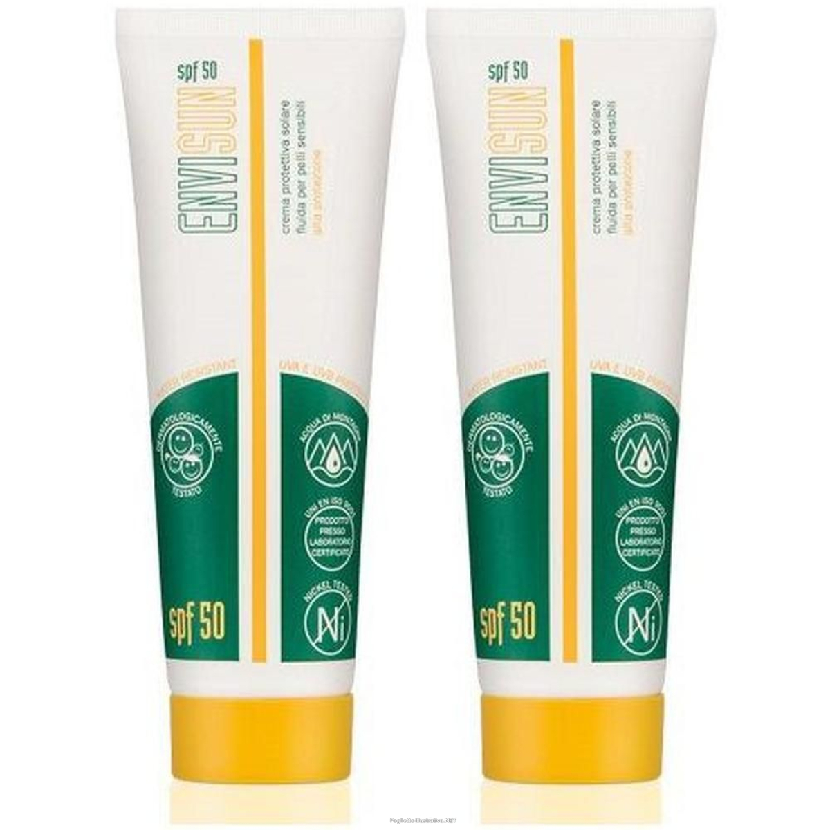 Acquista Online envisun crema solare spf50 2x100 ml solare e Cerca l'offerta più bassa