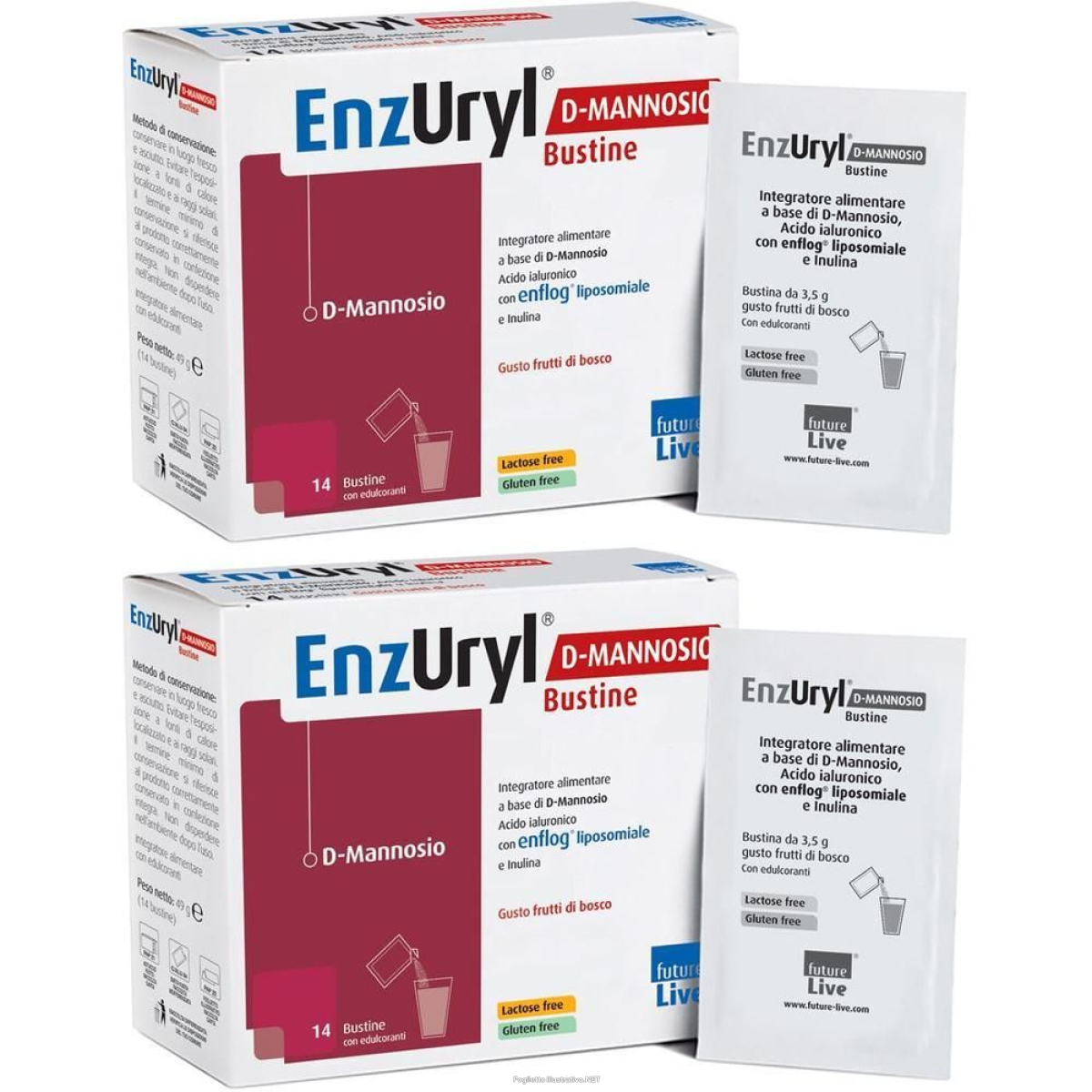 Acquista Online enzuryl d-mannosio 14 bustine 2x49 g polvere per soluzione orale e Cerca l'offerta più bassa