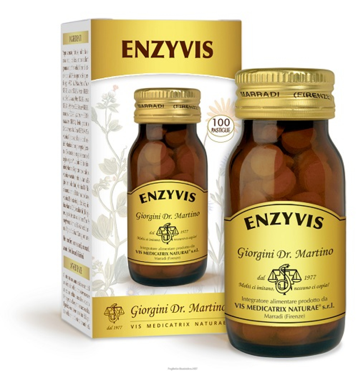 Acquista Online enzyvis integratore a base di enzimi digestivi 100 pastiglie e Cerca l'offerta più bassa