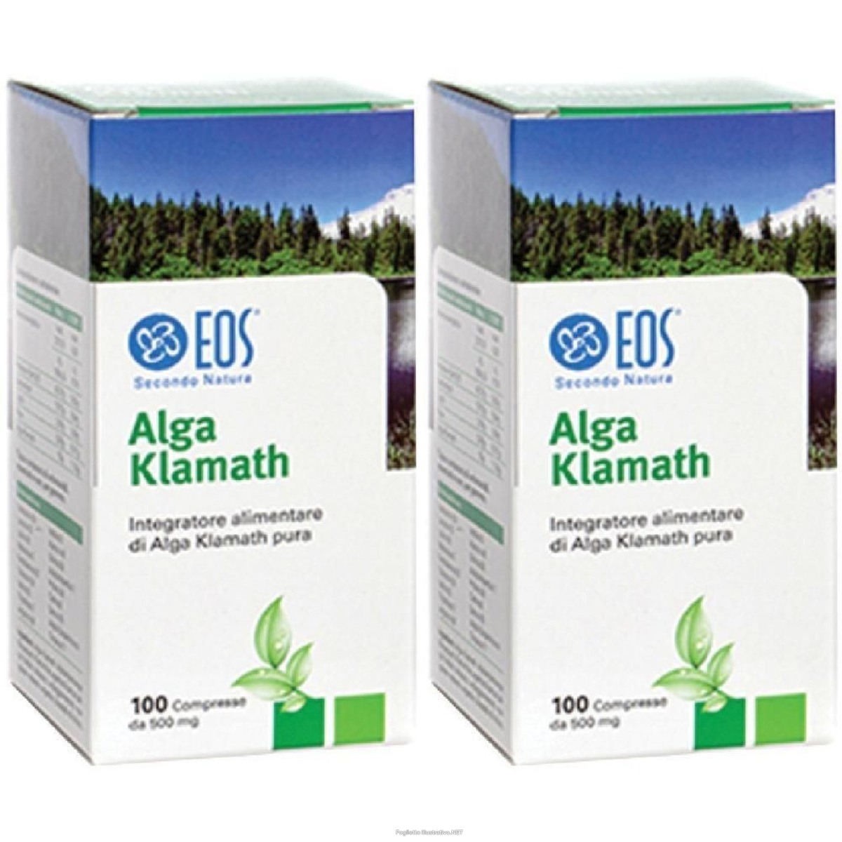 Acquista Online eos alga klamath 2x100 pz compresse e Cerca l'offerta più bassa