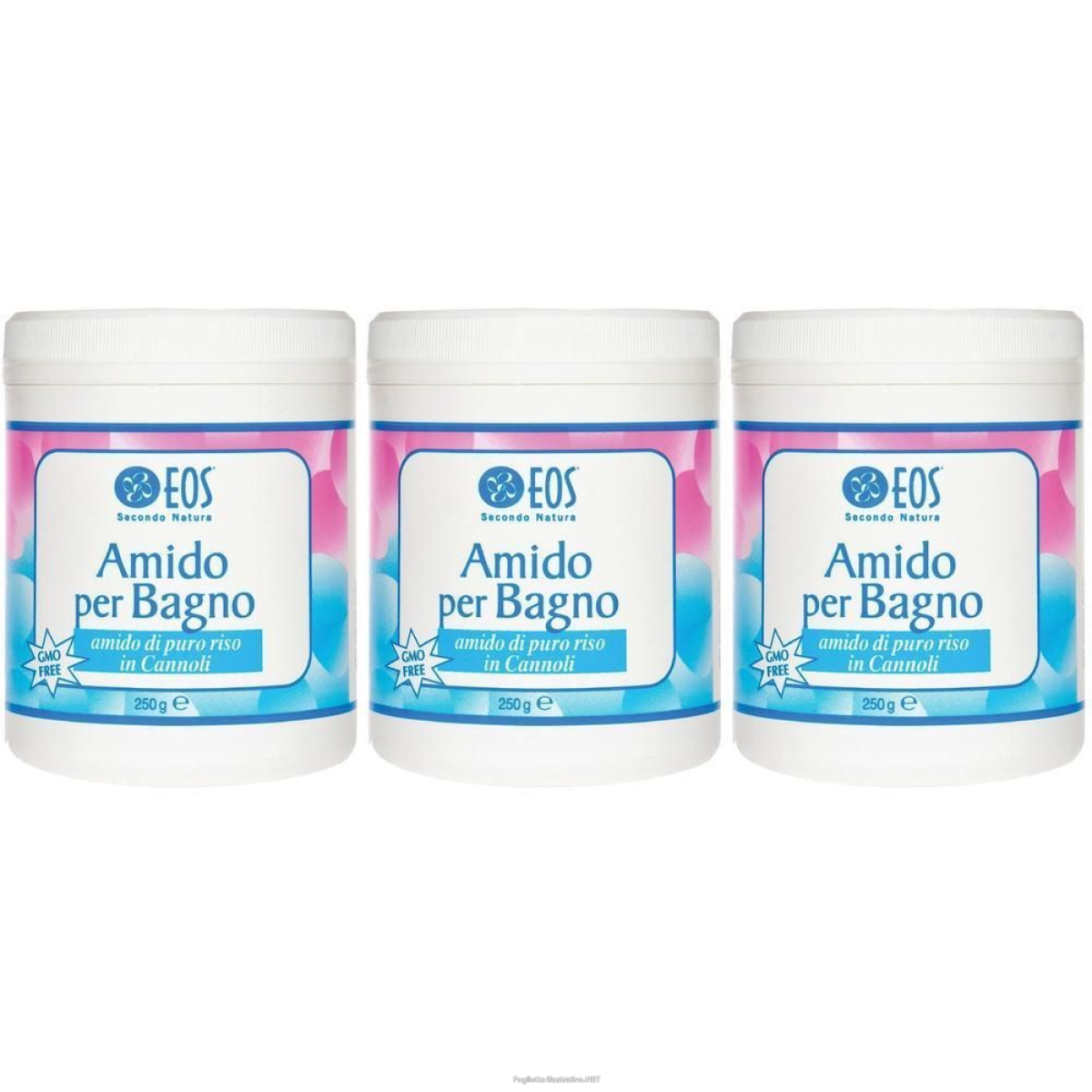Acquista Online eos amido bagno cannoli 3x250 g additivo per il bagno e Cerca l'offerta più bassa