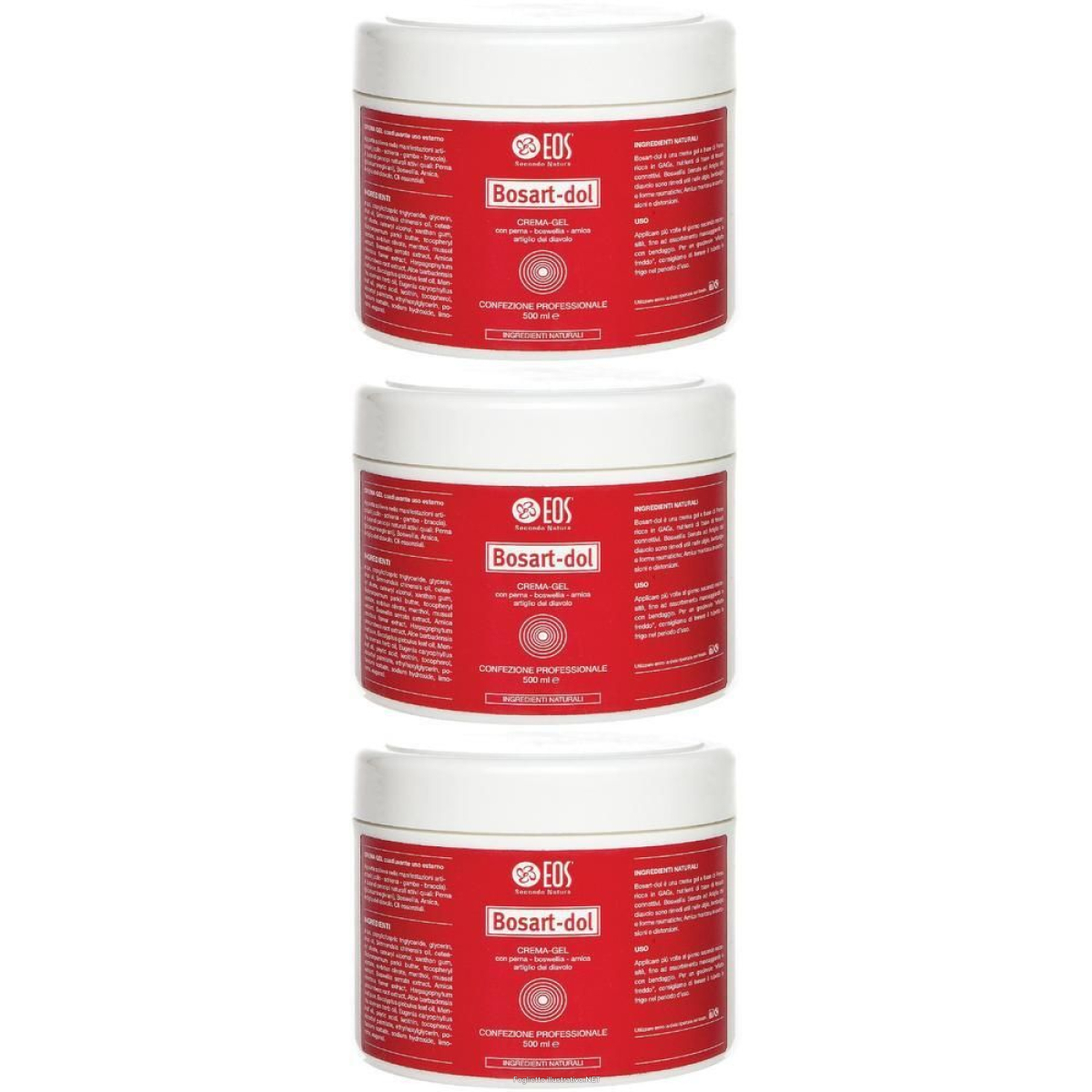 Acquista Online eos bosart dol 500ml 3x500 ml soluzione e Cerca l'offerta più bassa