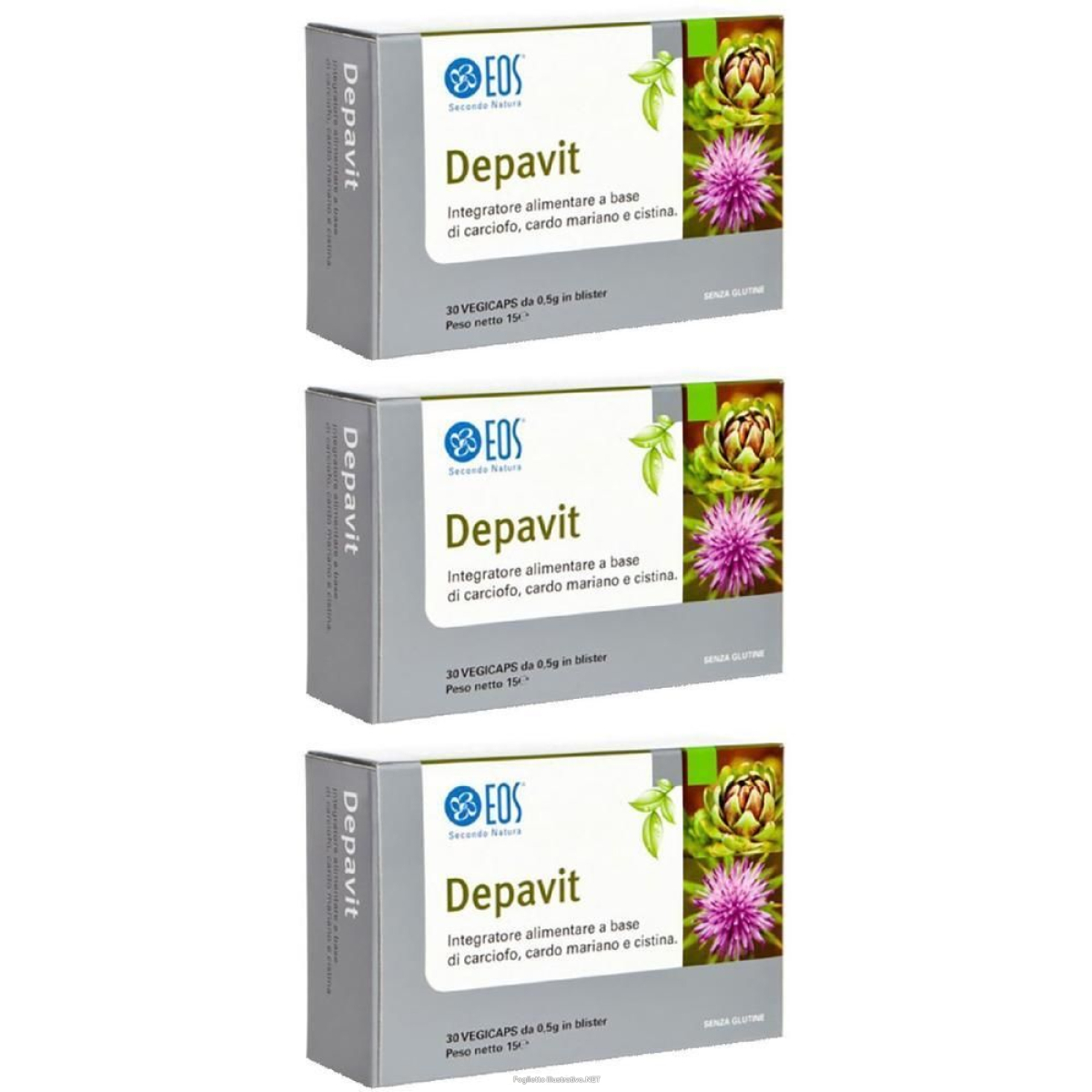 Acquista Online eos depavit 30 capsule 500 mg 3x30 pz e Cerca l'offerta più bassa