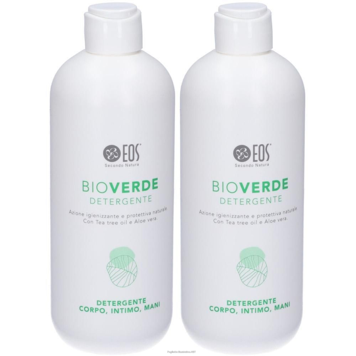 Acquista Online eos® detergente bioverde intimo - corpo 2x500 ml e Cerca l'offerta più bassa