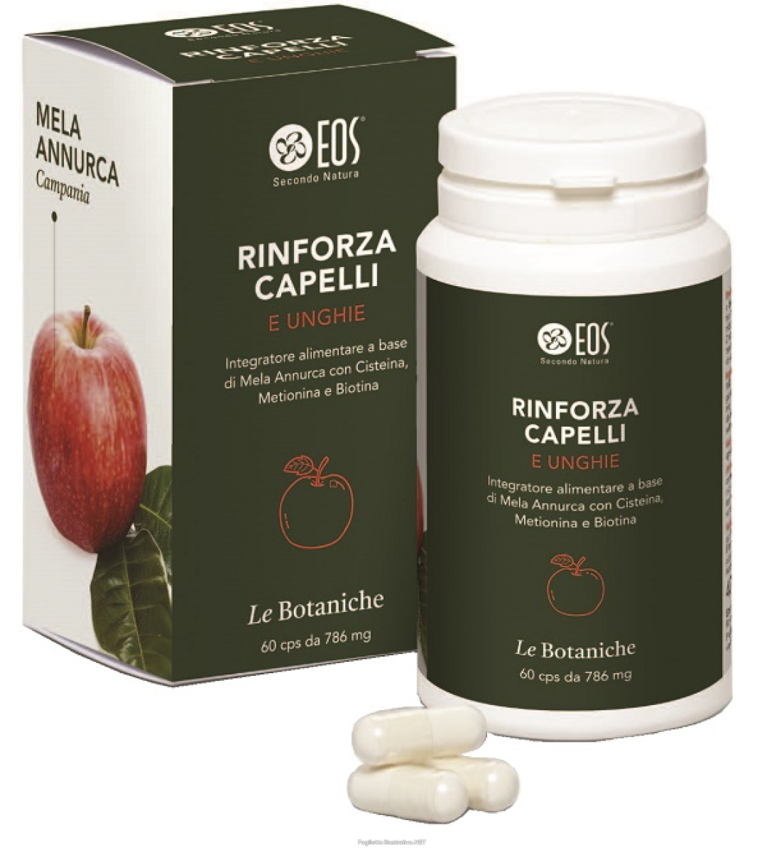 Acquista Online eos le botaniche rinforza capelli 60 capsule e Cerca l'offerta più bassa
