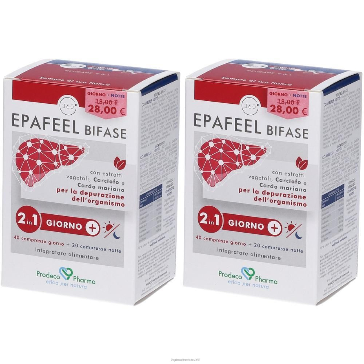 Acquista Online epafeel bifase compresse 2x72,6 g e Cerca l'offerta più bassa