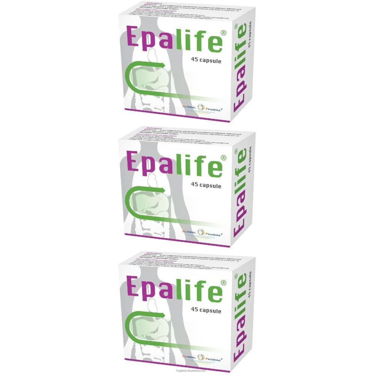 Acquista Online epalife 45 capsule 500 mg 3x22,5 g e Cerca l'offerta più bassa