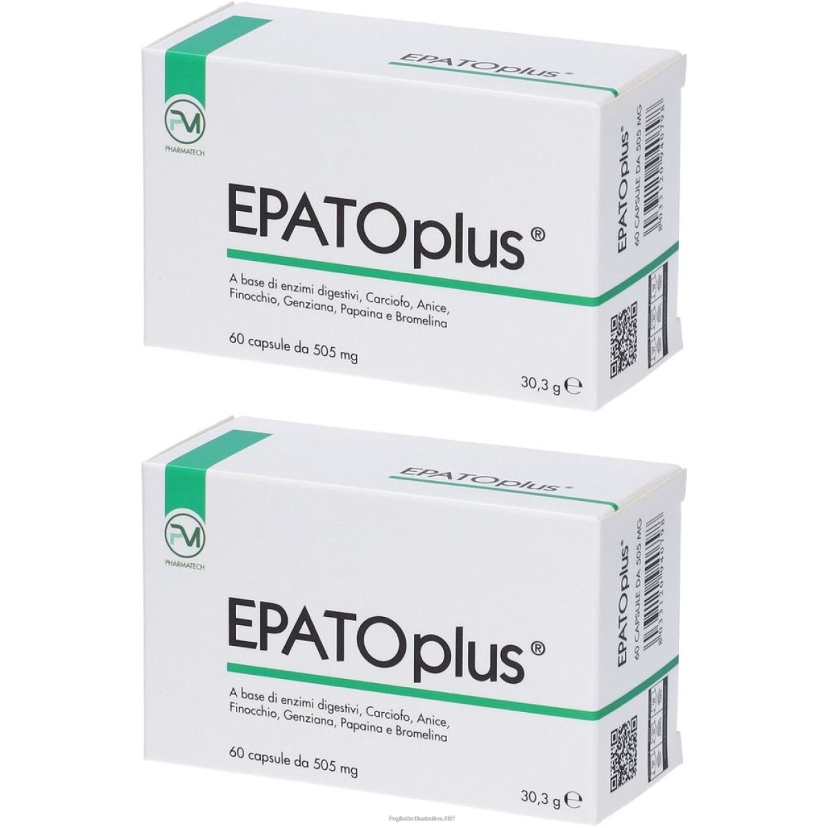 Acquista Online Epato Plus 60 Capsule Set da 2 2x30,3 g Capsule e Cerca l'offerta più bassa