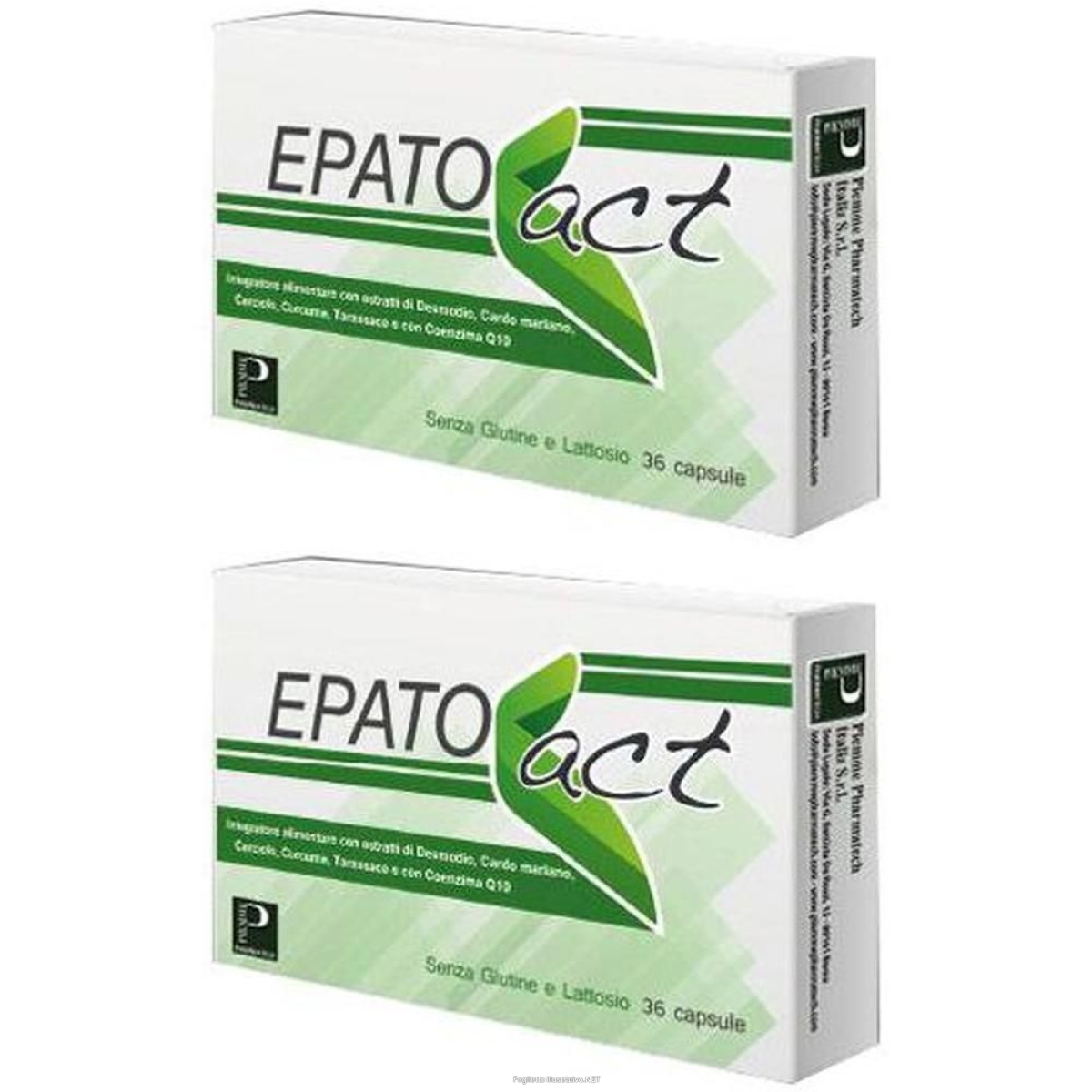 Acquista Online epatoact 36 capsule 500 mg 2x36 pz e Cerca l'offerta più bassa