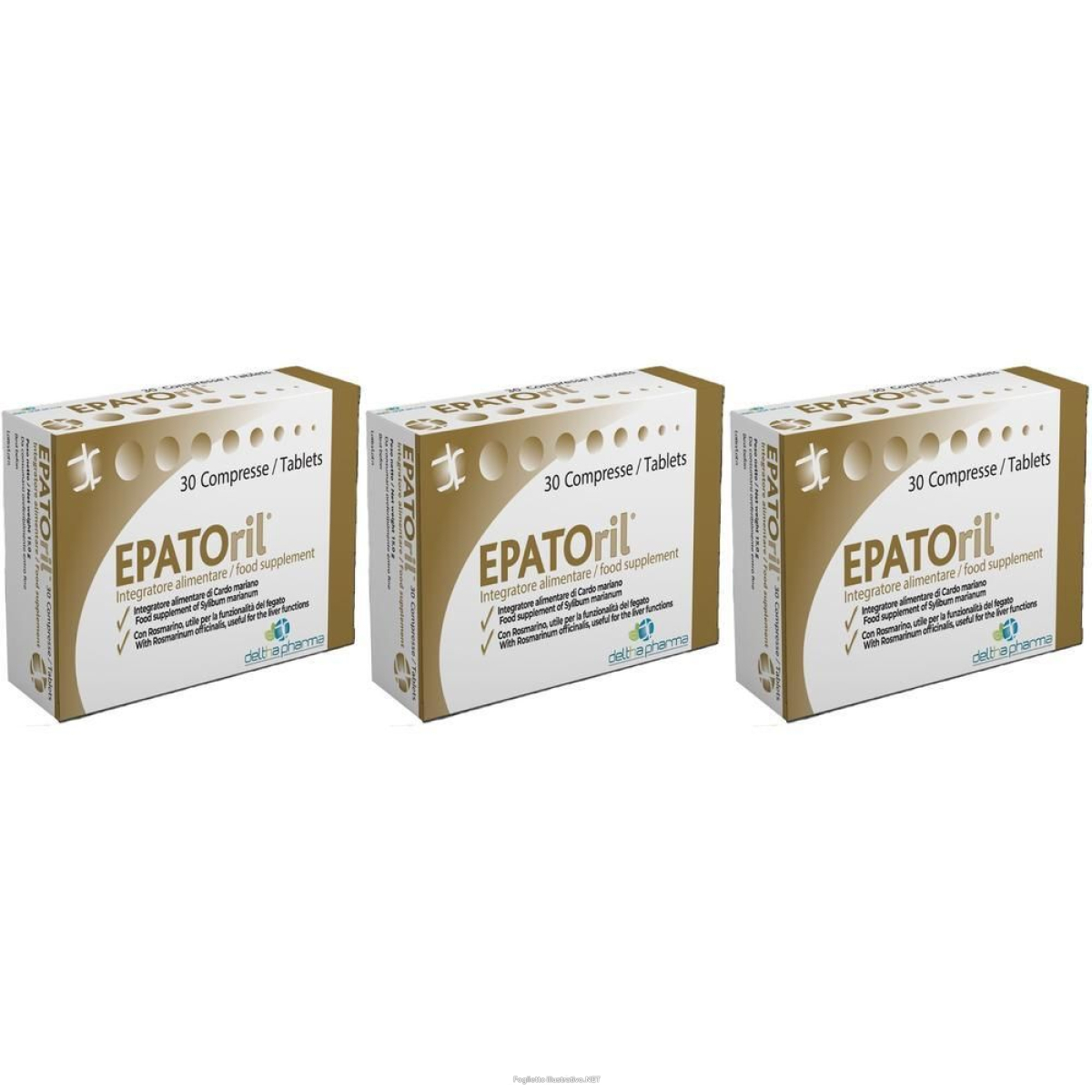 Acquista Online epatoril 30 compresse per la unzionalità del fegato 3x15 g e Cerca l'offerta più bassa
