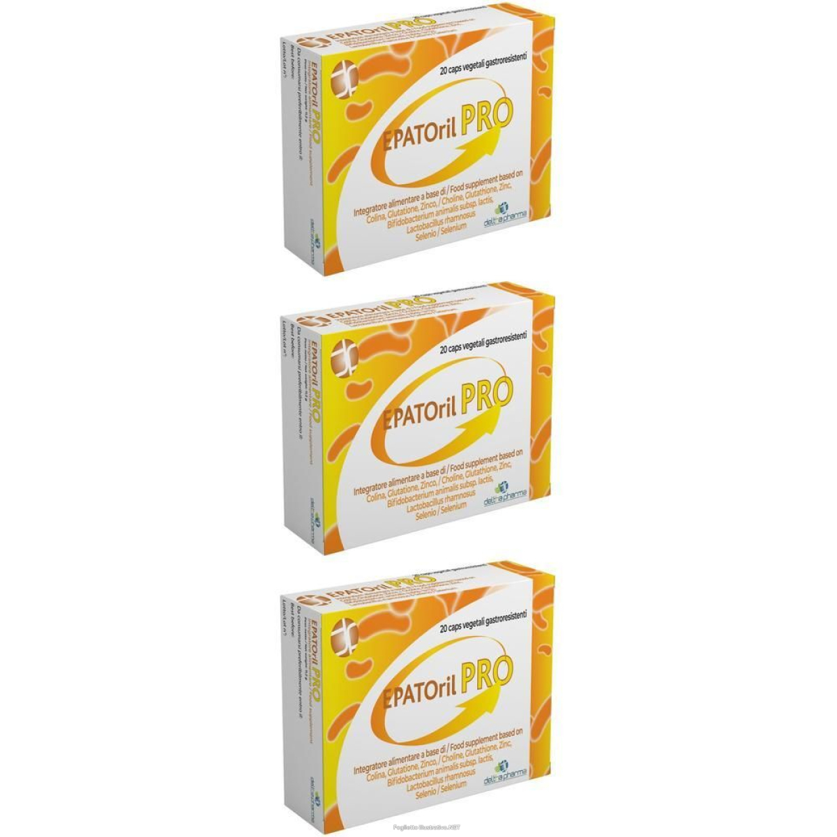 Acquista Online epatoril pro 20 capsule con colina, glutatione, selenio, zinco e probi e Cerca l'offerta più bassa