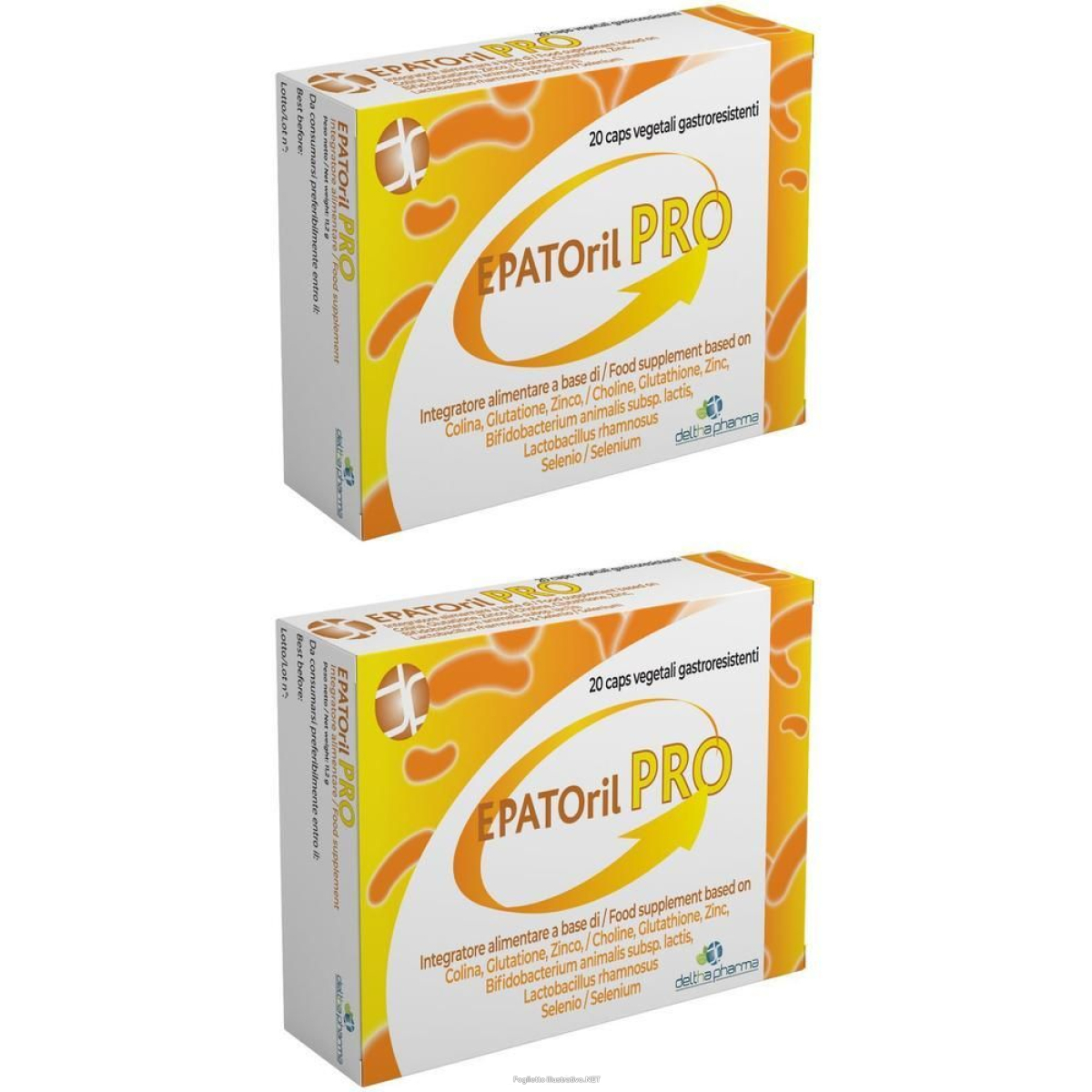Acquista Online epatoril pro 20 capsule con colina, glutatione, selenio, zinco e probi e Cerca l'offerta più bassa