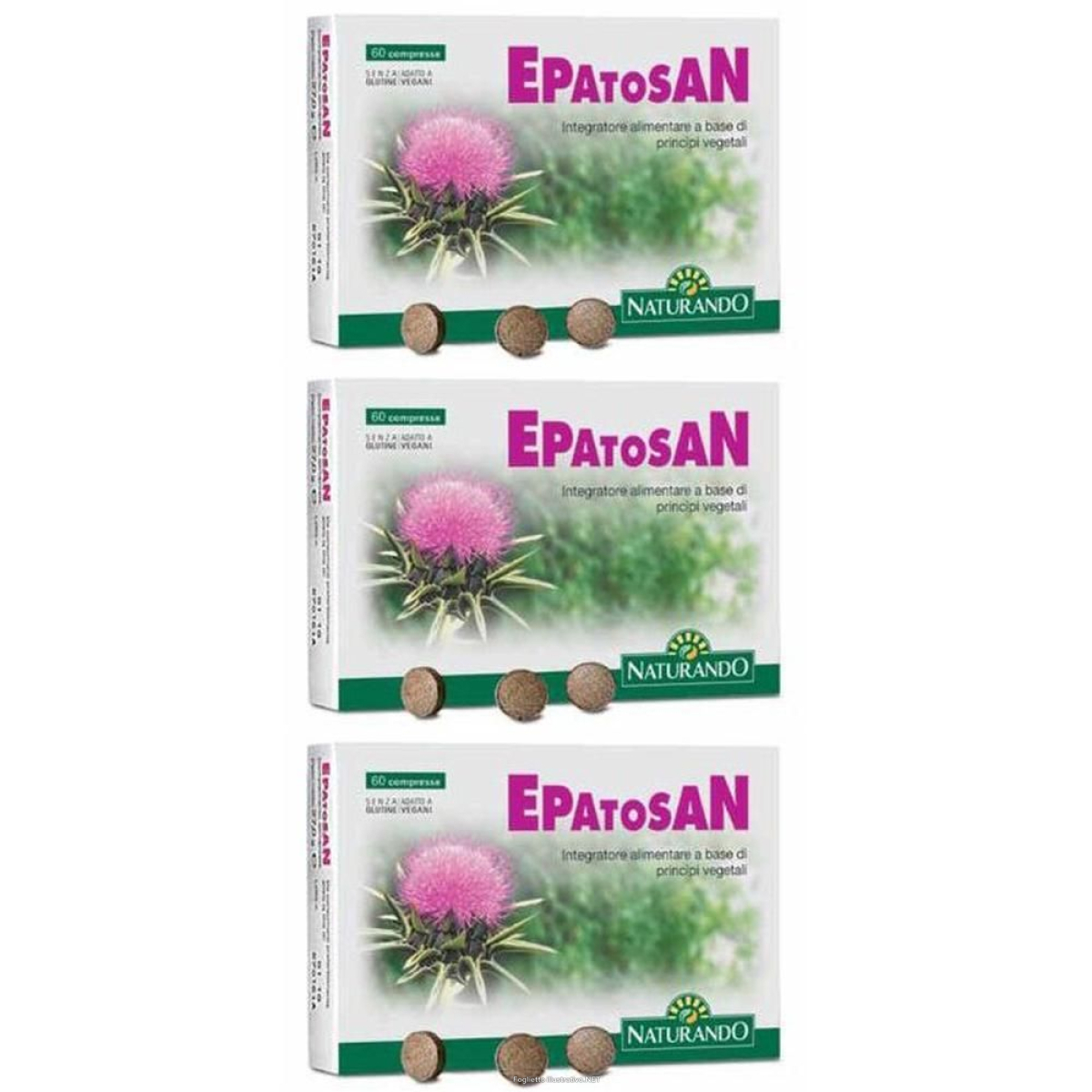 Acquista Online epatosan 60 compresse 3x60 pz e Cerca l'offerta più bassa