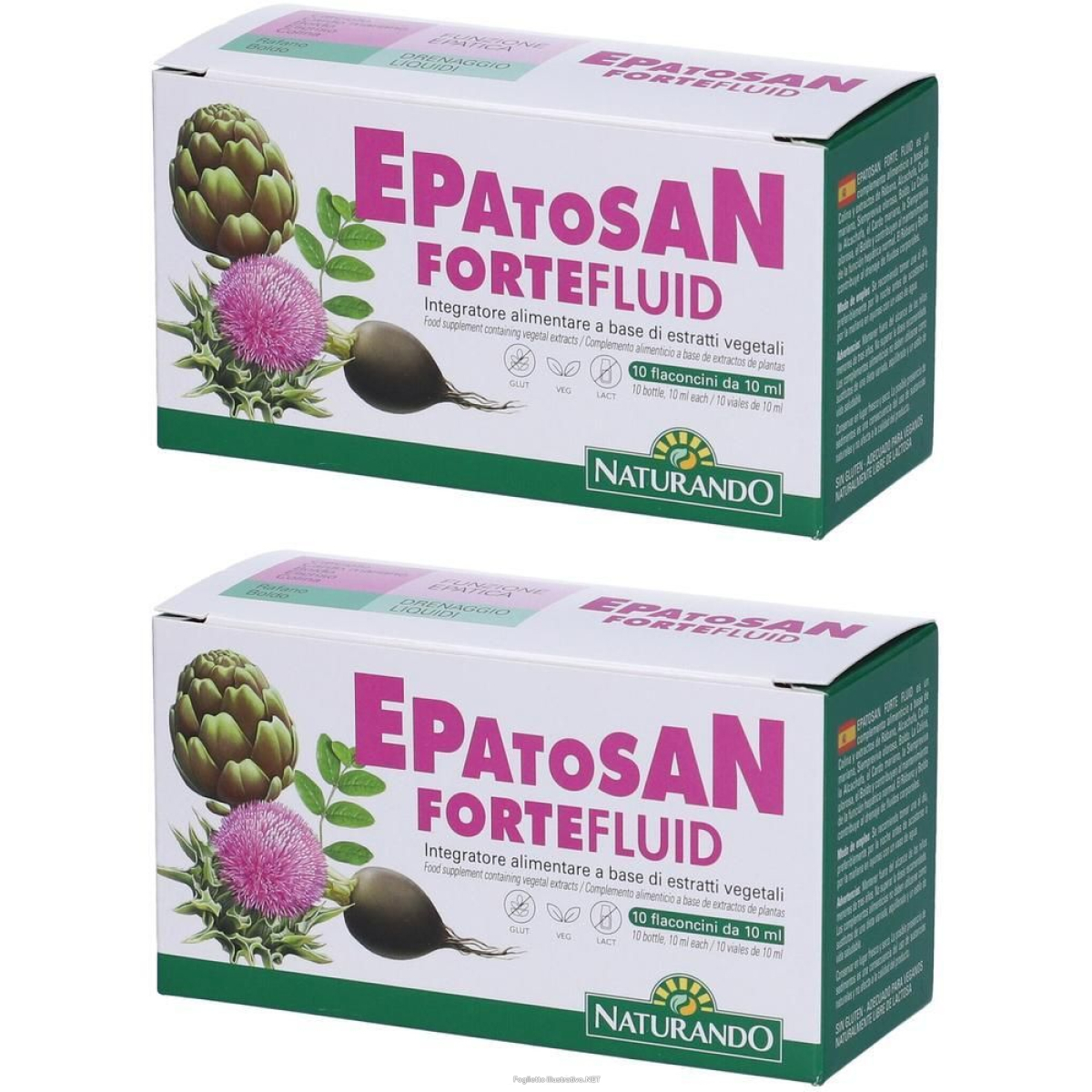 Acquista Online epatosan forte fluid 2x100 ml soluzione orale e Cerca l'offerta più bassa