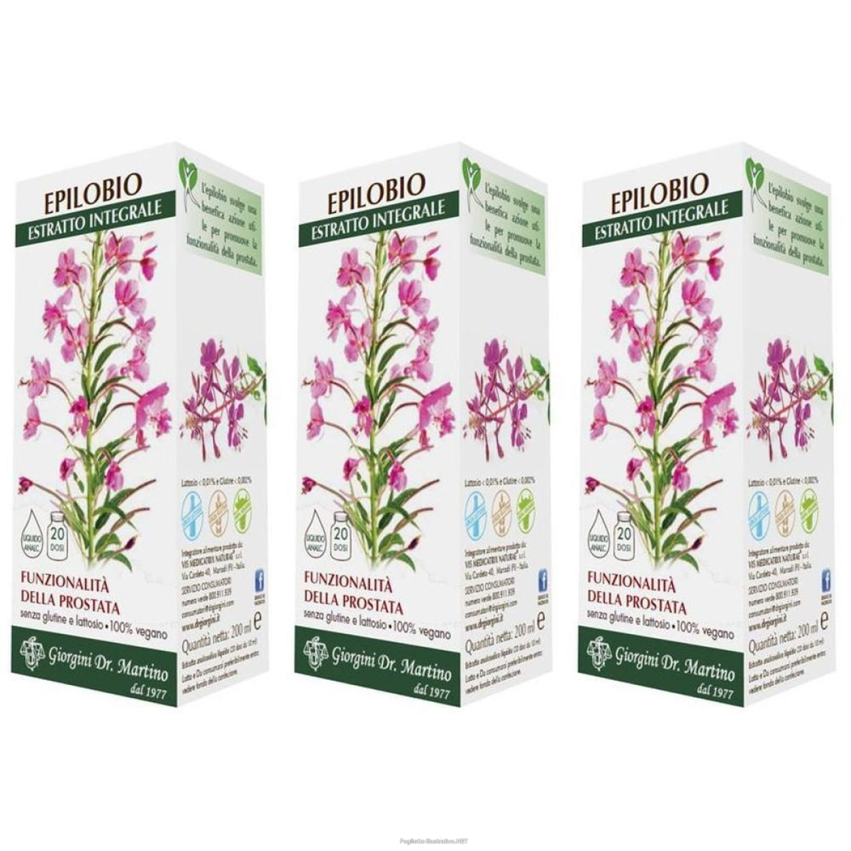 Acquista Online epilobio estratto integrale 200 ml 3x200 ml soluzione orale e Cerca l'offerta più bassa