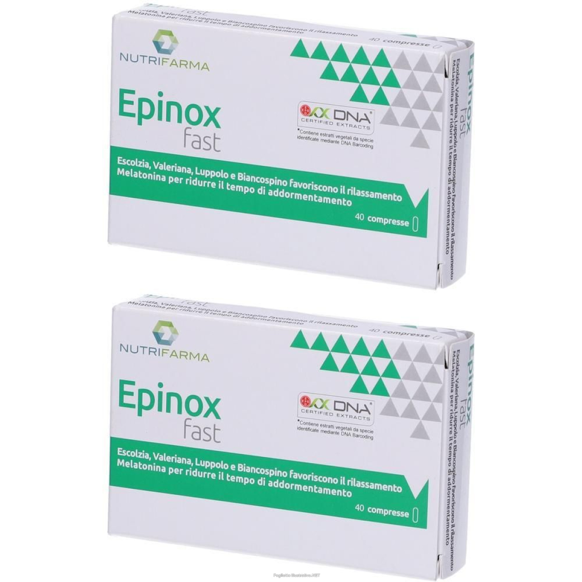 Acquista Online epinox fast 40 compresse 2x20,7 g e Cerca l'offerta più bassa