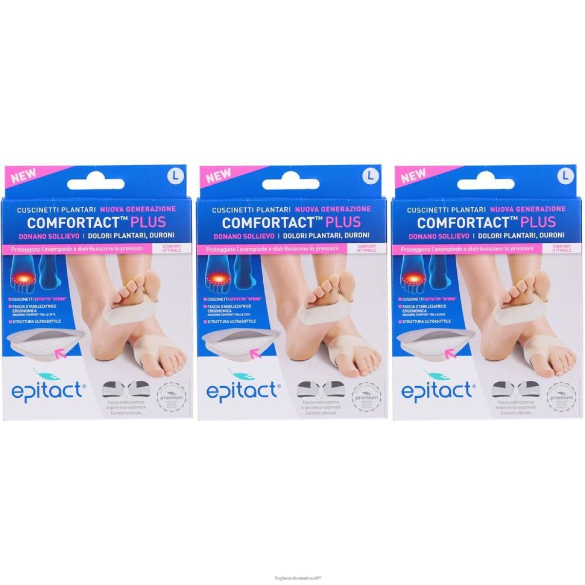Acquista Online epitact cuscinetti doppia protezione taglia l 3x1 st e Cerca l'offerta più bassa