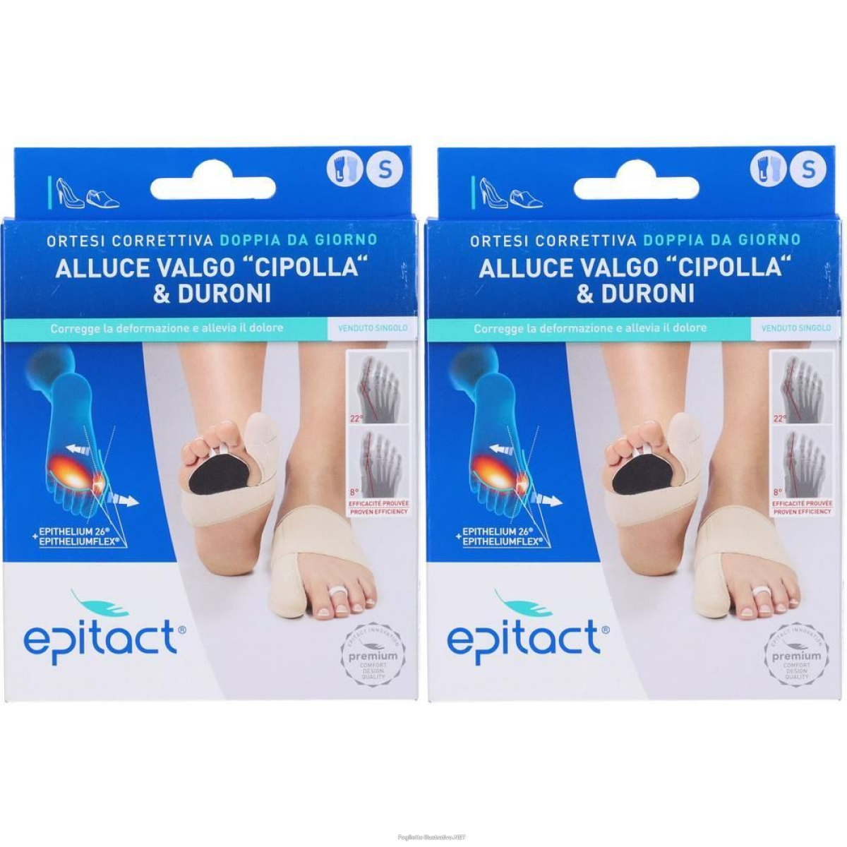 Acquista Online epitact® ortesi correttiva doppia giorno alluce valgo e duroni piede s e Cerca l'offerta più bassa