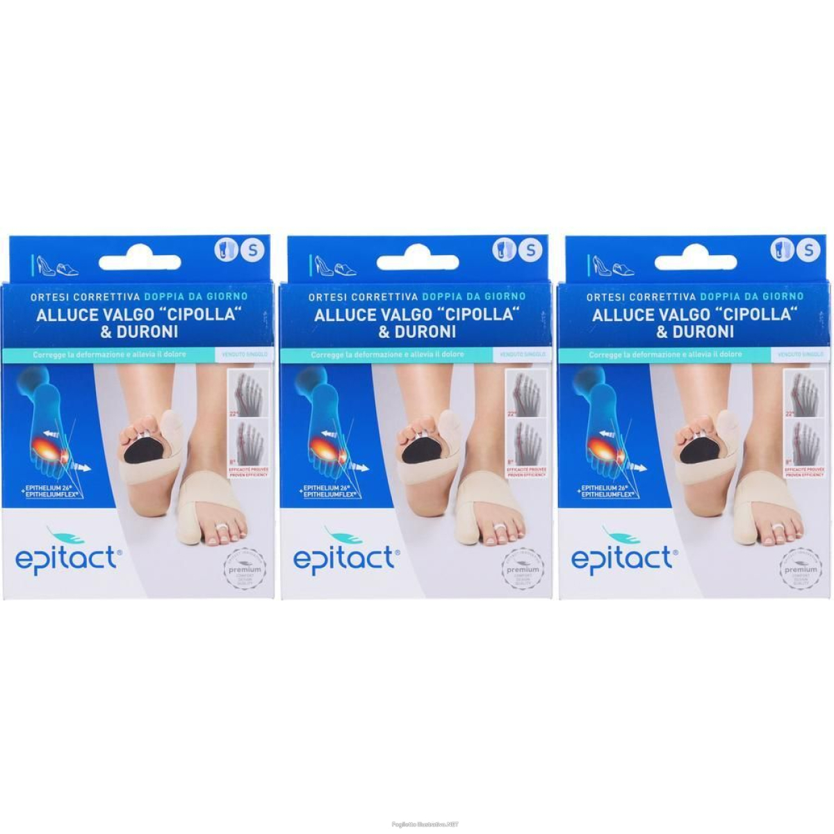 Acquista Online epitact® ortesi correttiva doppia giorno alluce valgo e duroni piede s e Cerca l'offerta più bassa
