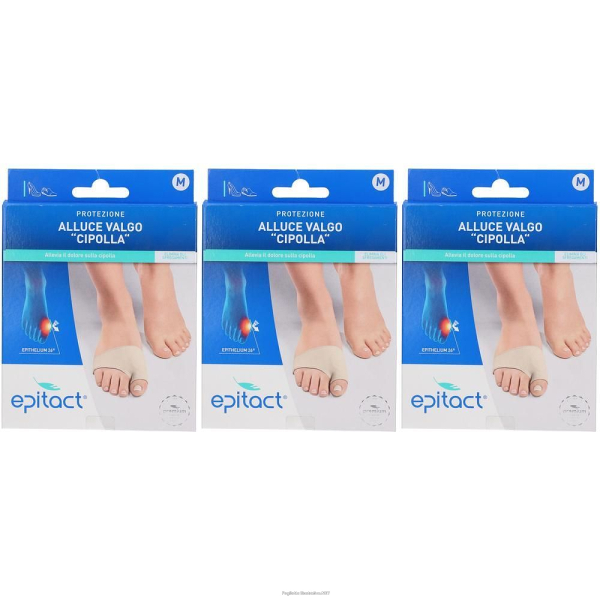 Acquista Online epitact® protezione per alluce valgo con gel di epithelium 26® m 3x1 p e Cerca l'offerta più bassa