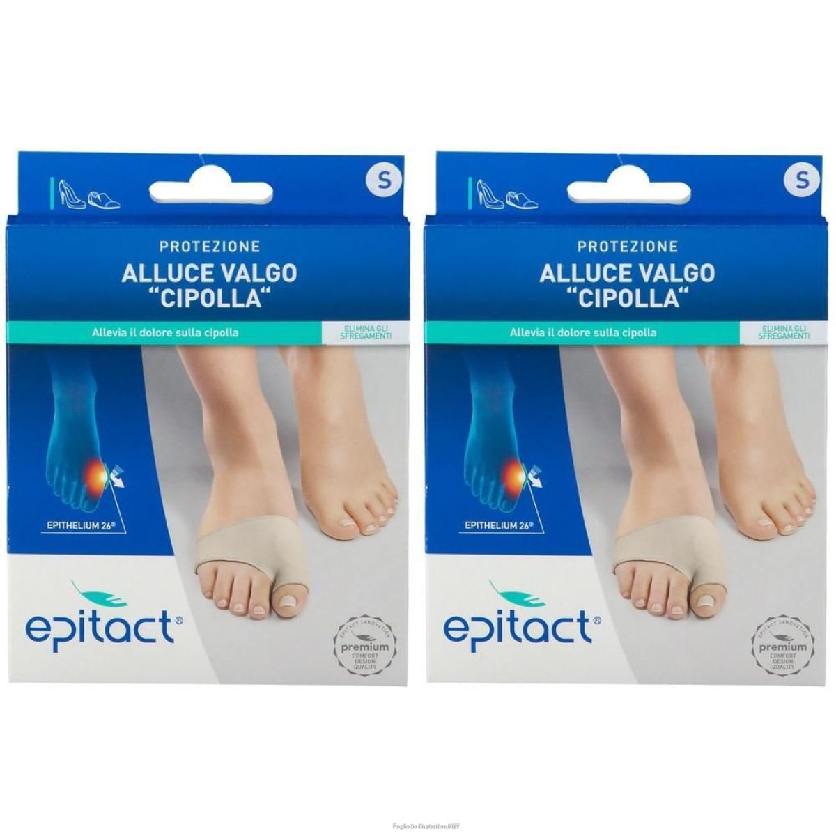 Acquista Online epitact® protezione per alluce valgo con gel di epithelium 26® s 2x1 p e Cerca l'offerta più bassa