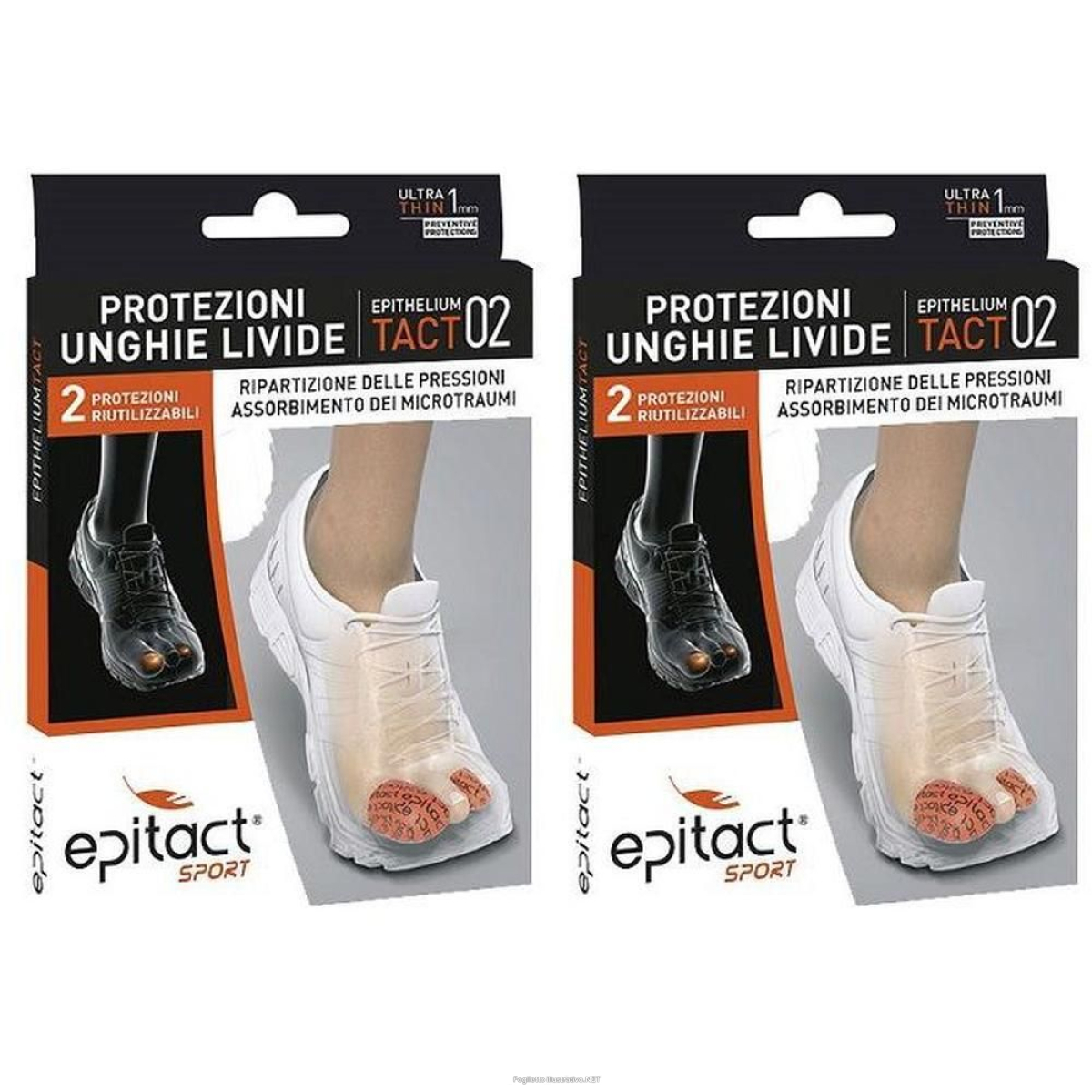 Acquista Online epitact sport epithelium tact 02 protezione unghie livide misura l 2x2 e Cerca l'offerta più bassa