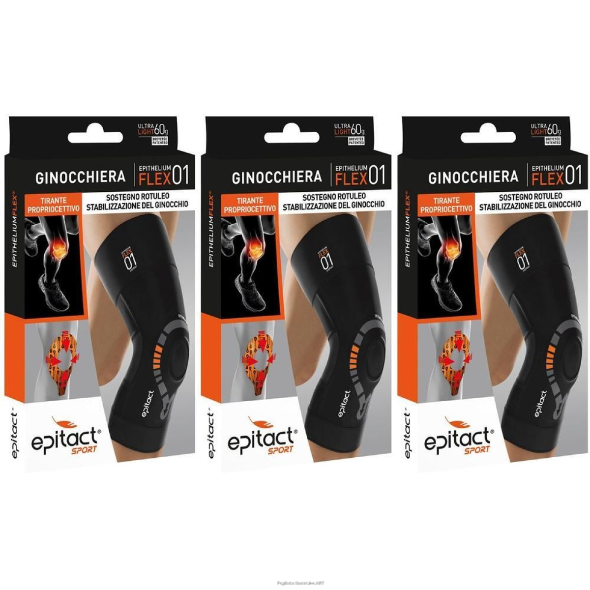 Acquista Online epitact sport ginocchiera xl 1 pezzo 3x1 pz bendaggio/i e Cerca l'offerta più bassa