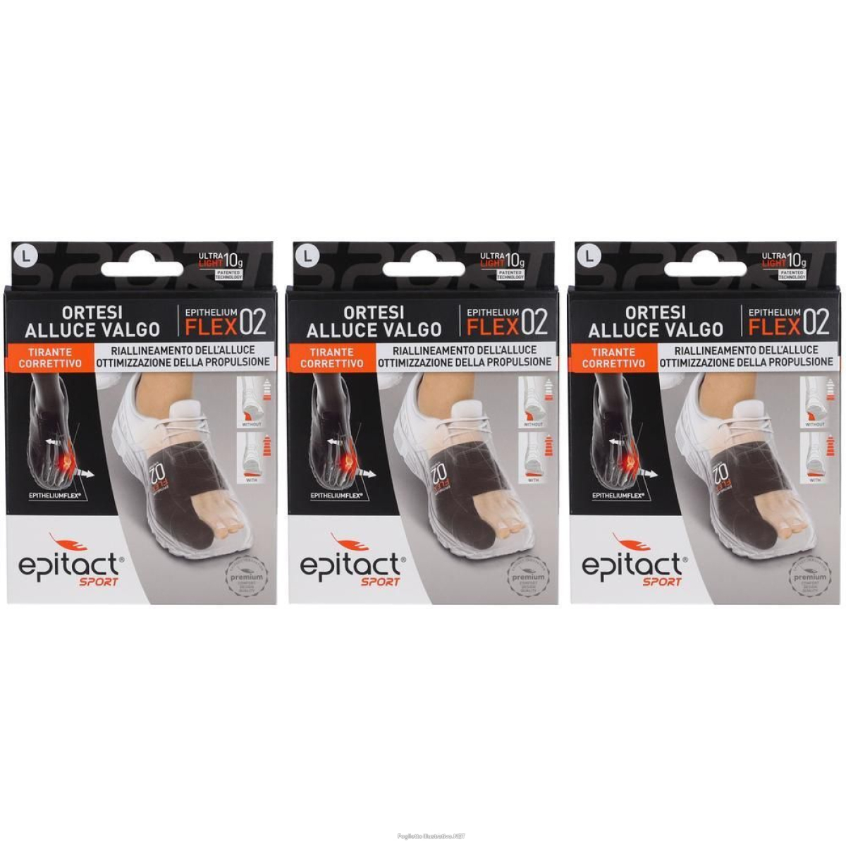 Acquista Online epitact sport ortesi valgo l 3x1 pz bendaggio/i e Cerca l'offerta più bassa