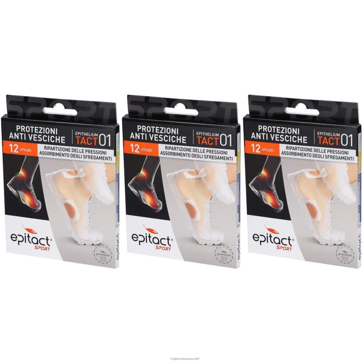 Acquista Online epitact sport protezione vesciche 4 pezzi 3x4 pz bendaggio/i e Cerca l'offerta più bassa