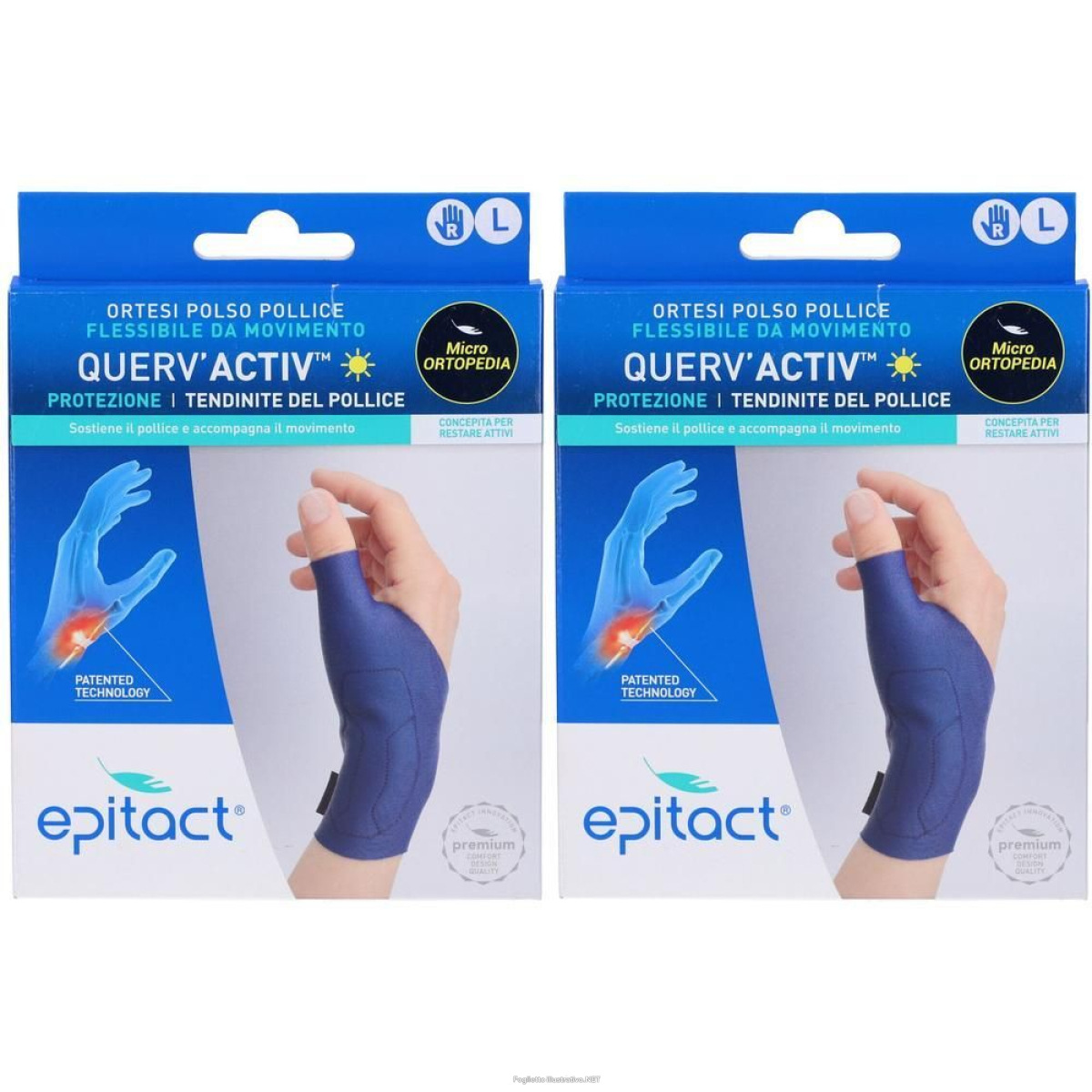 Acquista Online Epitact Tutore Polso/Pollice Querv'activ Mano Destra Taglia L 2x1 St e Cerca l'offerta più bassa