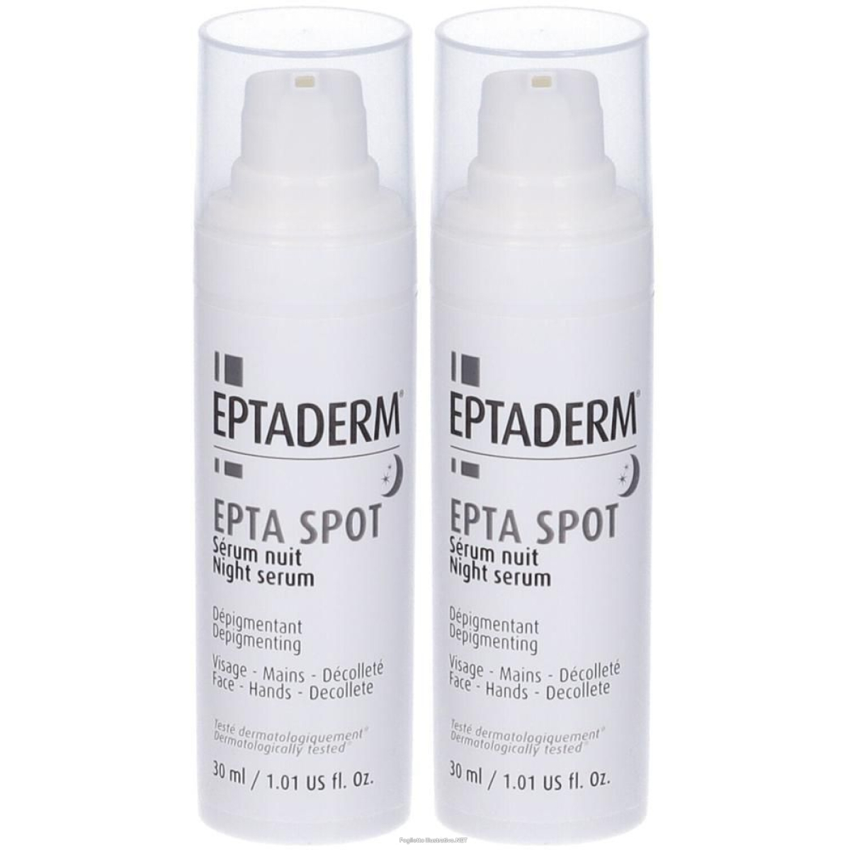 Acquista Online epta spot notte siero depigmentante 30 ml 2x30 ml e Cerca l'offerta più bassa