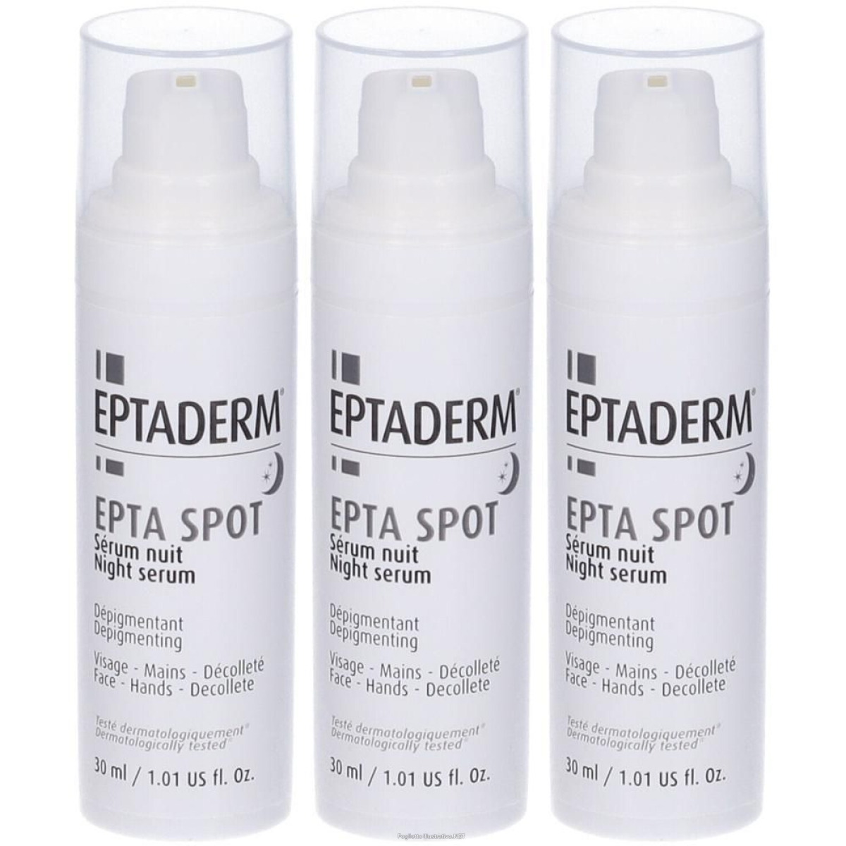 Acquista Online epta spot notte siero depigmentante 30 ml 3x30 ml e Cerca l'offerta più bassa