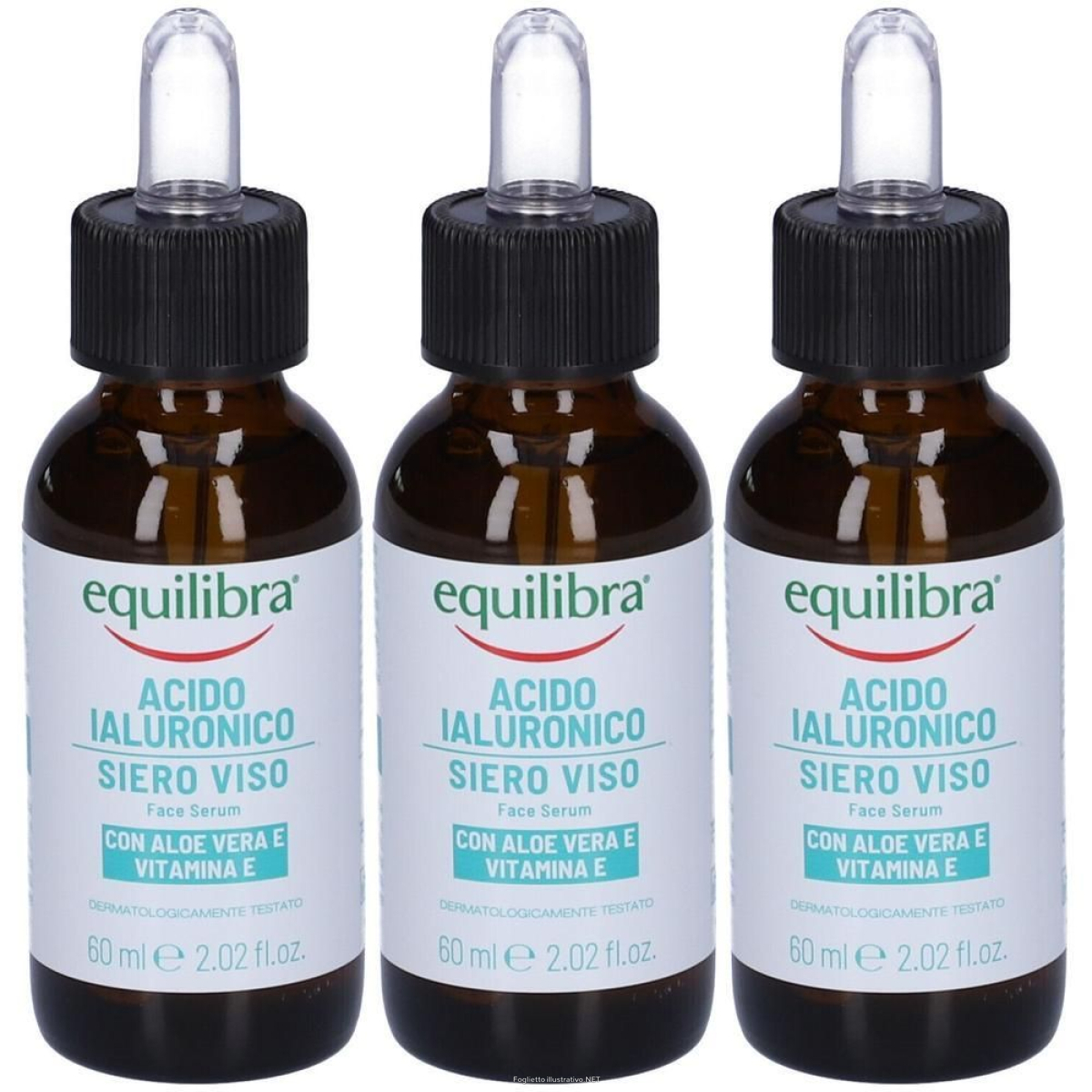 Acquista Online equilibra acido ialuronico siero viso 3x60 ml e Cerca l'offerta più bassa