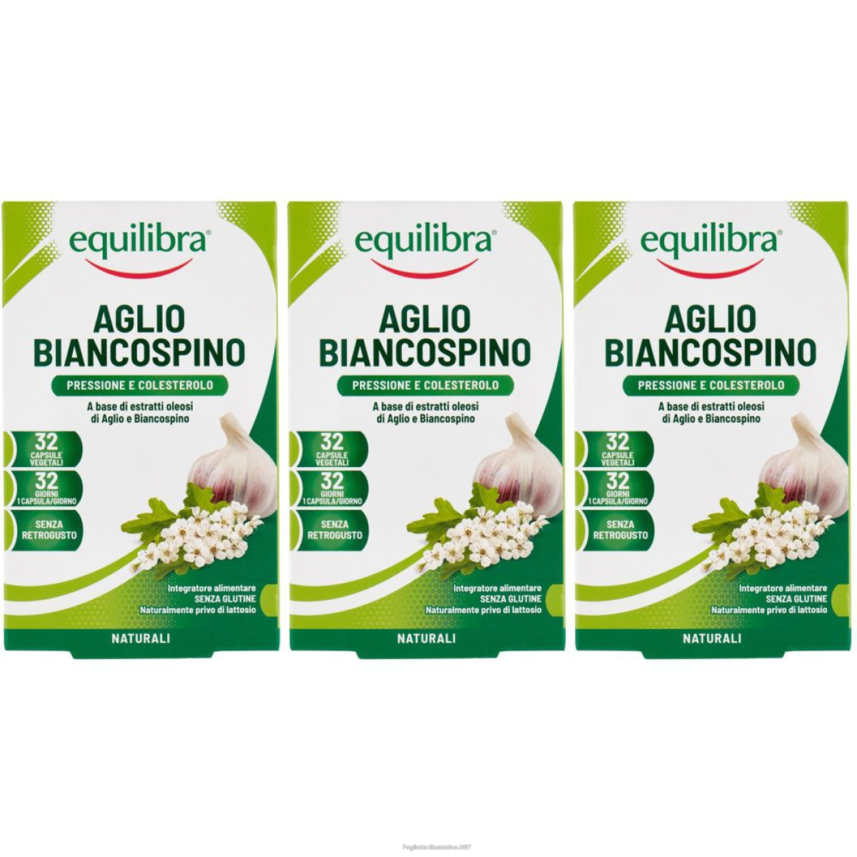 Acquista Online equilibra® aglio biancospino set da 3 3x38,6 g capsule e Cerca l'offerta più bassa