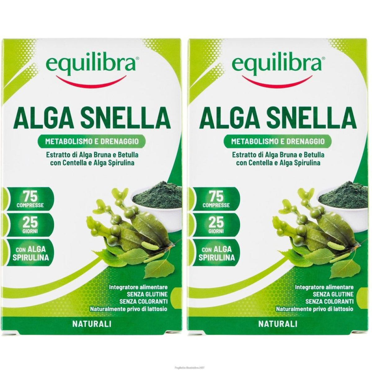 Acquista Online equilibra® alga snella set da 2 2x30 g compresse e Cerca l'offerta più bassa