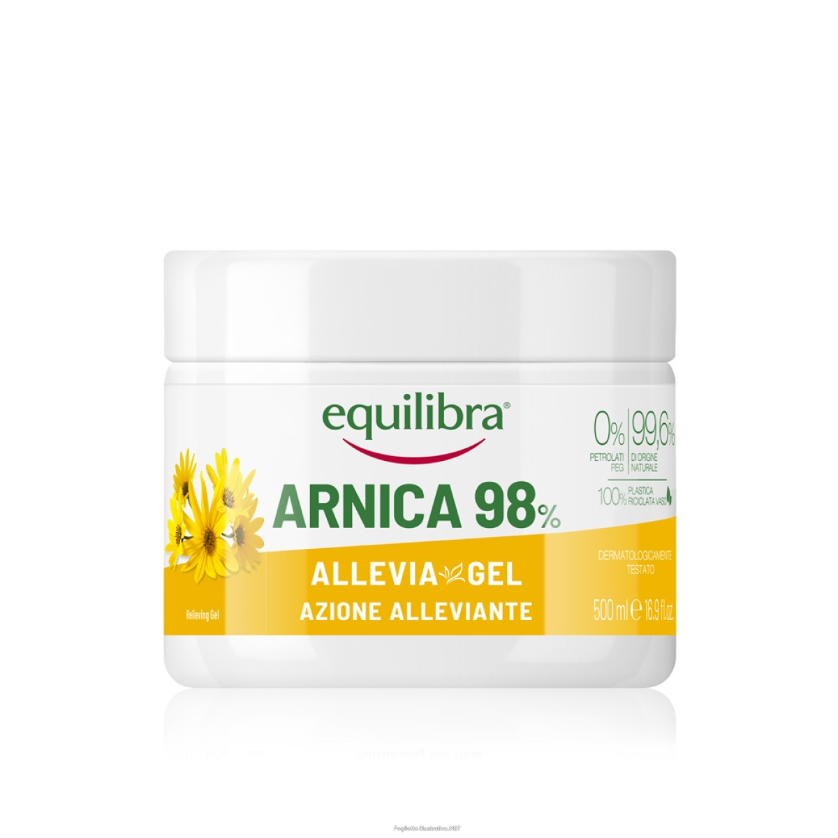 Acquista Online equilibra allevia gel arnica 98% trattamento lenitivo 500 ml e Cerca l'offerta più bassa