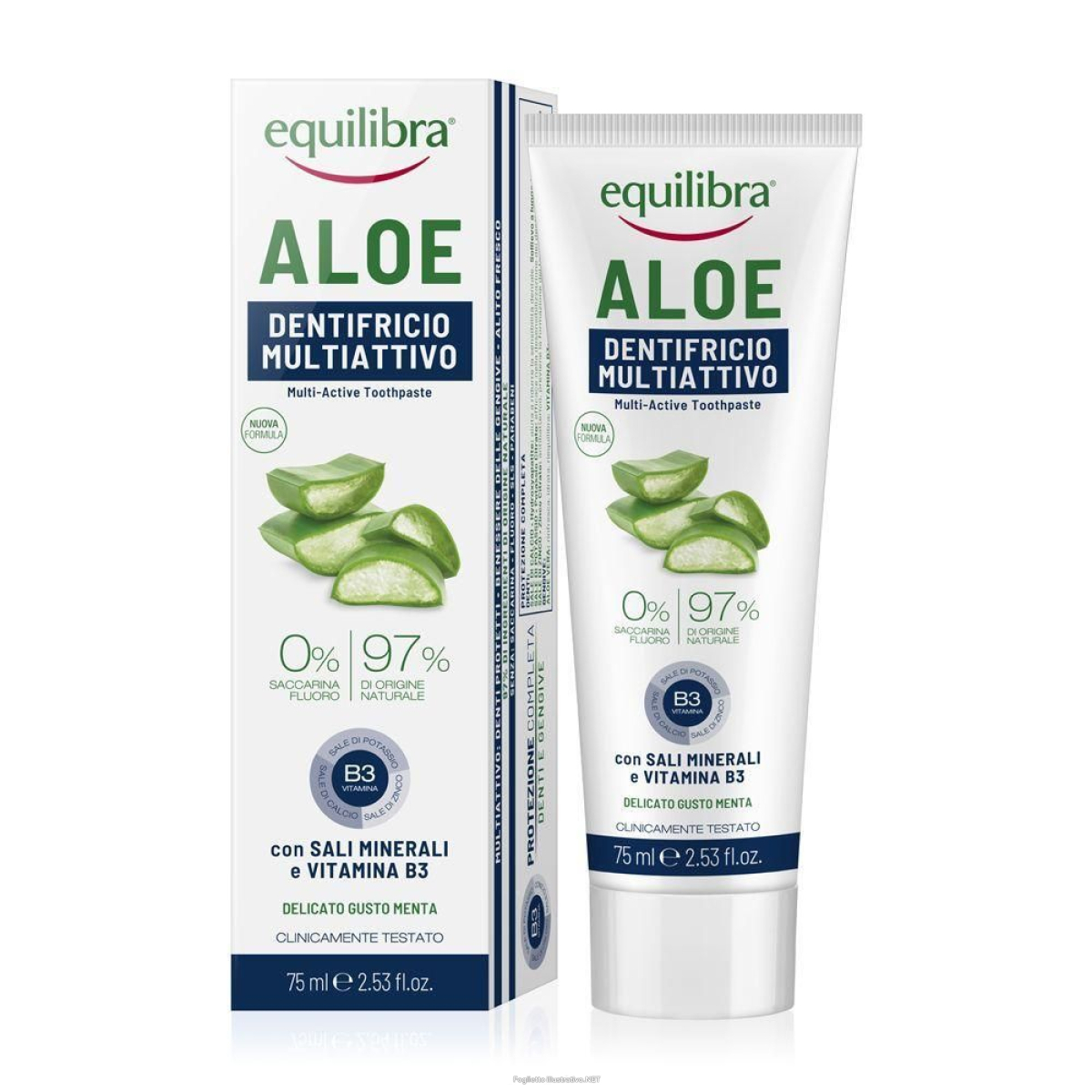 Acquista Online equilibra aloe dentifricio 4x75 ml e Cerca l'offerta più bassa