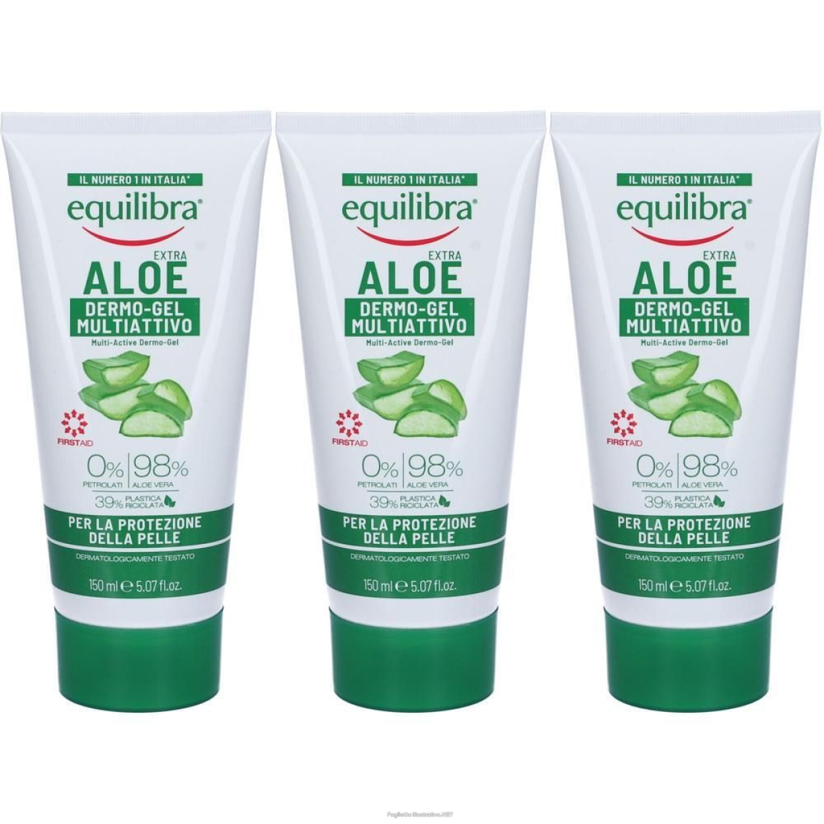 Acquista Online equilibra® aloe dermo-gel multiattivo 3x150 ml e Cerca l'offerta più bassa