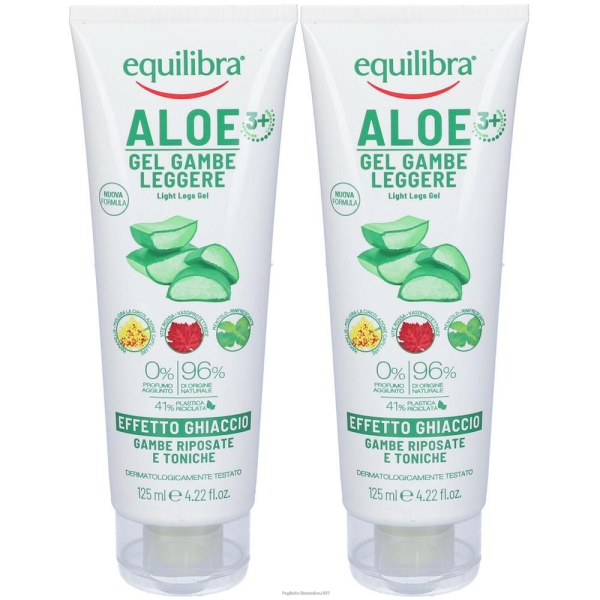 Acquista Online equilibra aloe gel gambe leggere 2x125 ml e Cerca l'offerta più bassa