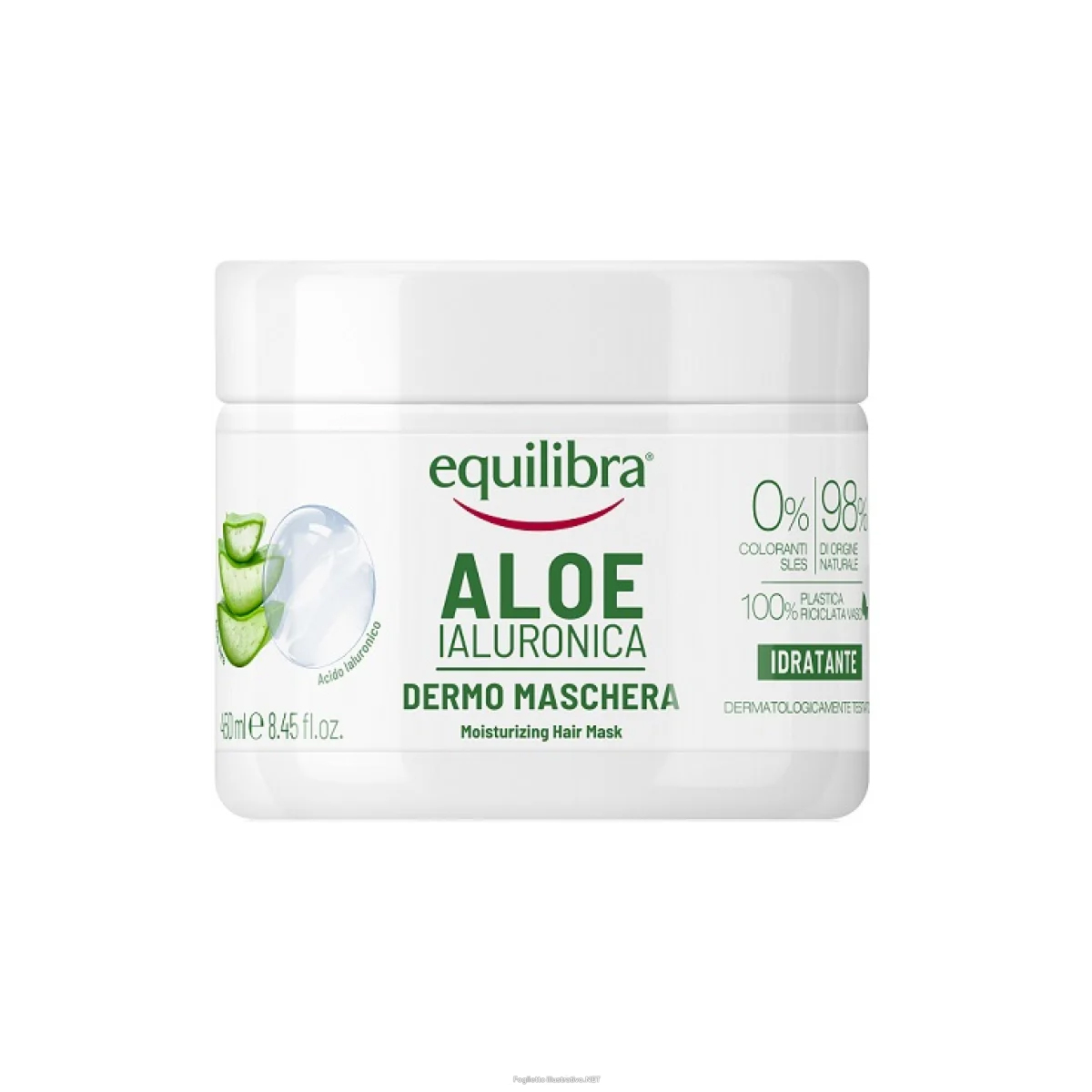 Acquista Online equilibra - aloe ialuronica - maschera idratante per capelli 450 ml e Cerca l'offerta più bassa