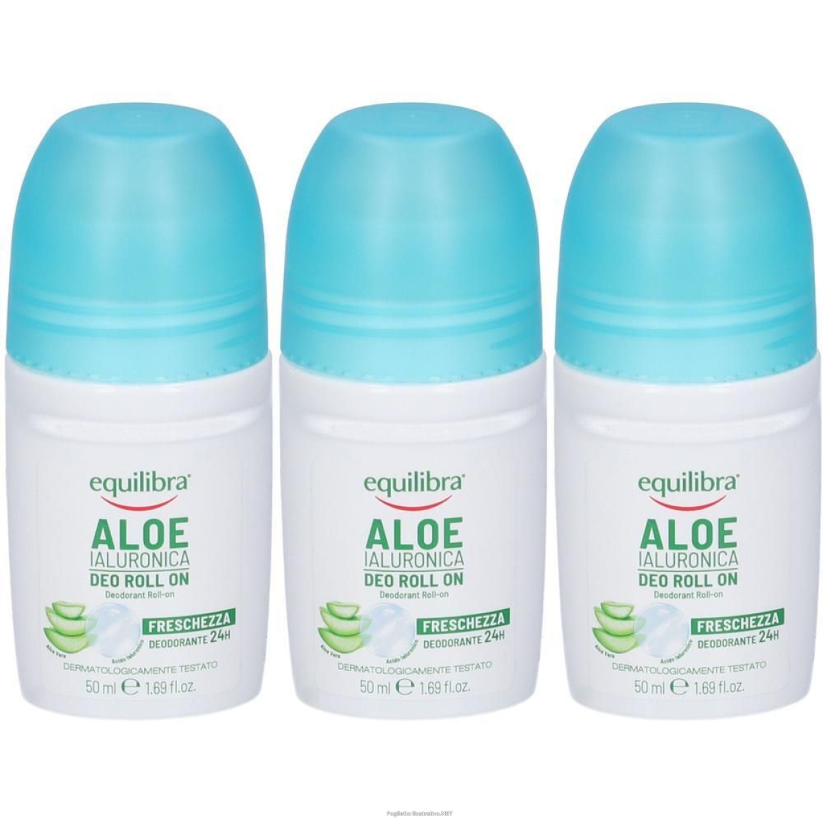 Acquista Online equilibra aloe ialuronica roll on 3x50 ml e Cerca l'offerta più bassa